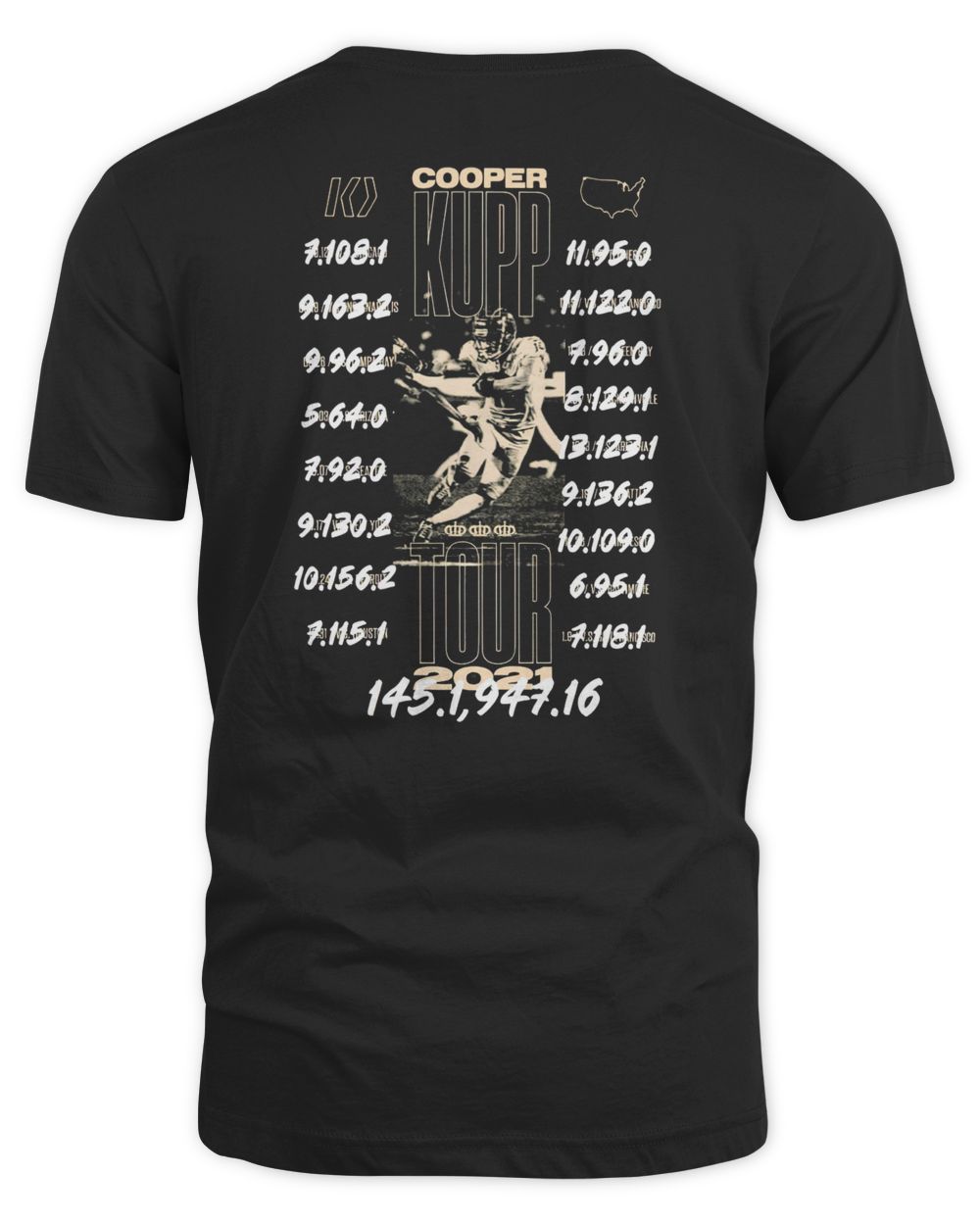 Cooper Kupp Merch World Tour Remix Shirt