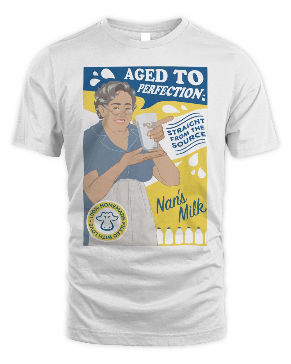 Hat Films Merch Nan's Milk Shirt