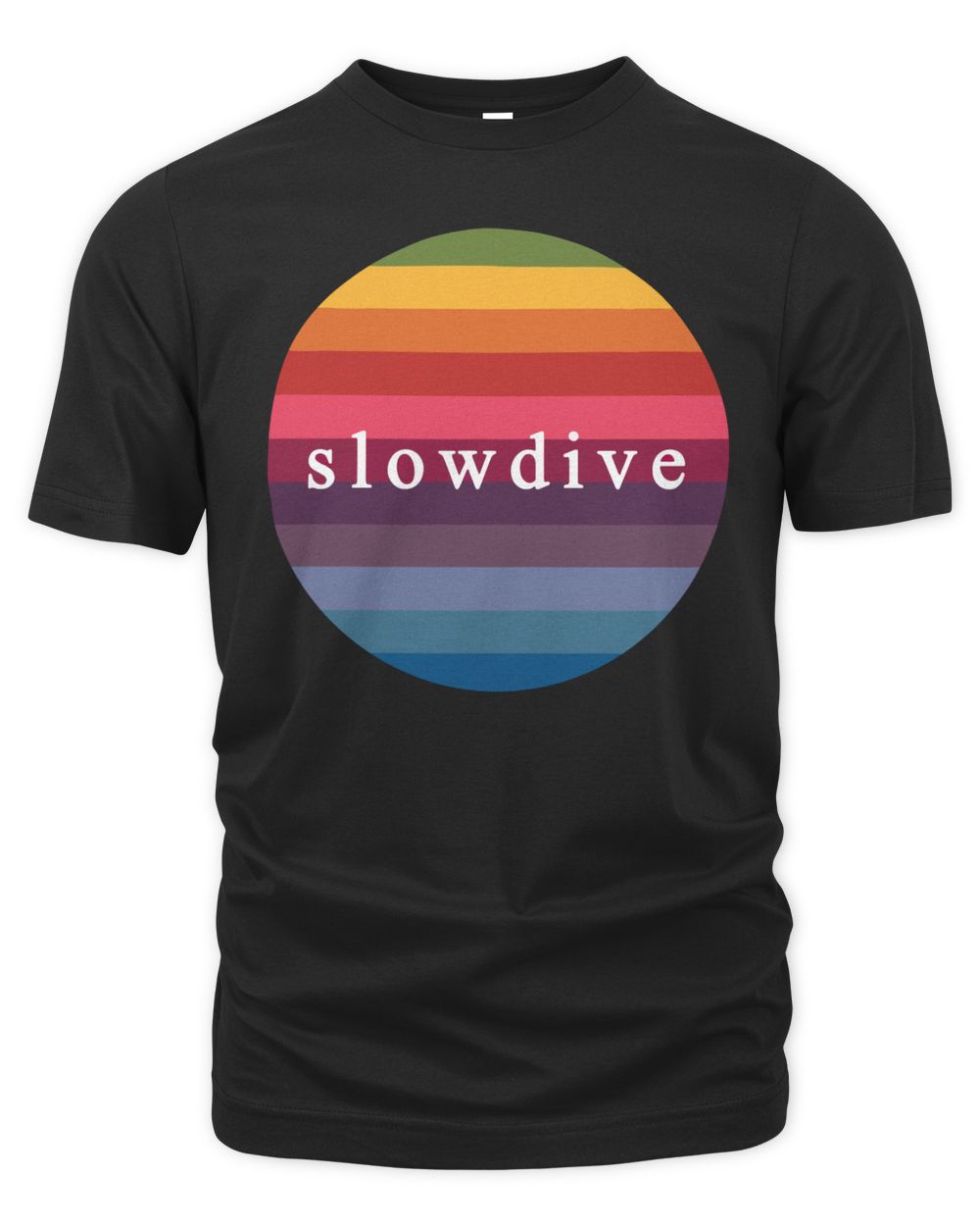 Slowdive Merch Rainbow Shirt