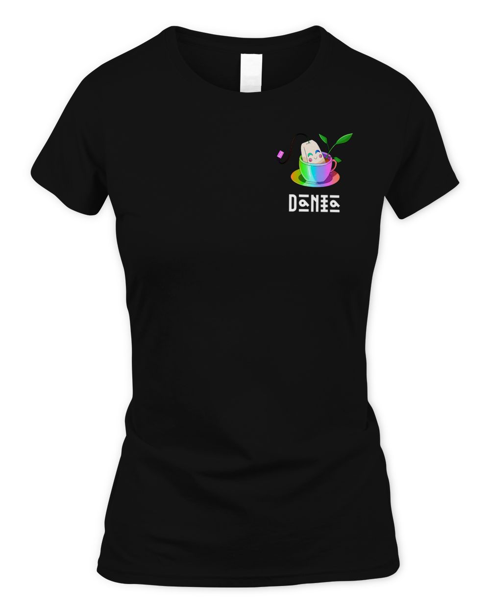 Da_dania Merch Tasse Fairtrade Rainbow Shirt