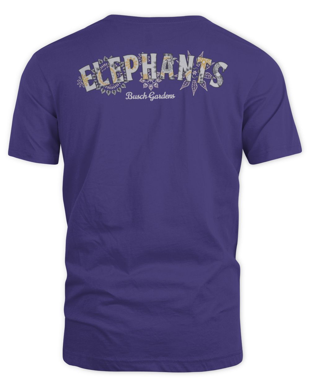 Sea World Parks Clothing Busch Gardens Tampa Spirit Elephant Shirt