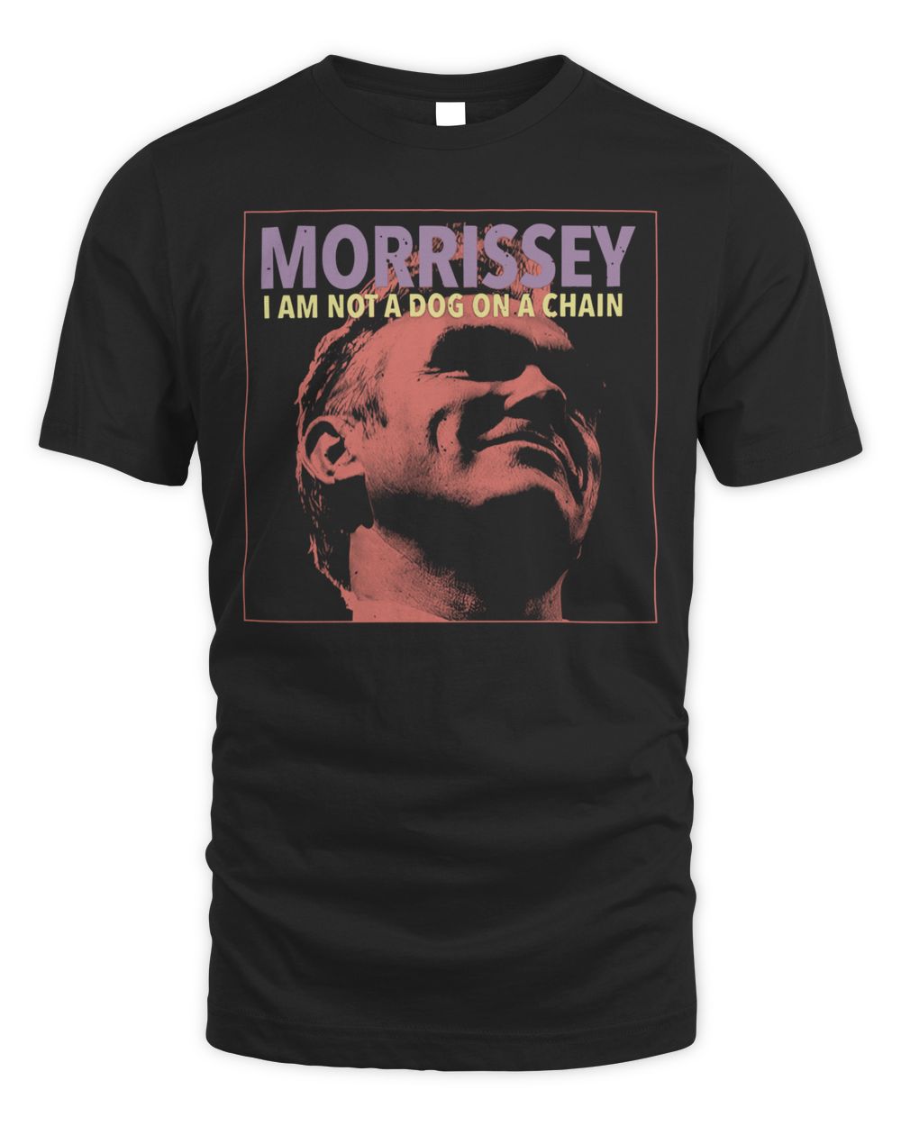 Morrissey Merch I Am Not a Dog on a Chain Album Shirt
