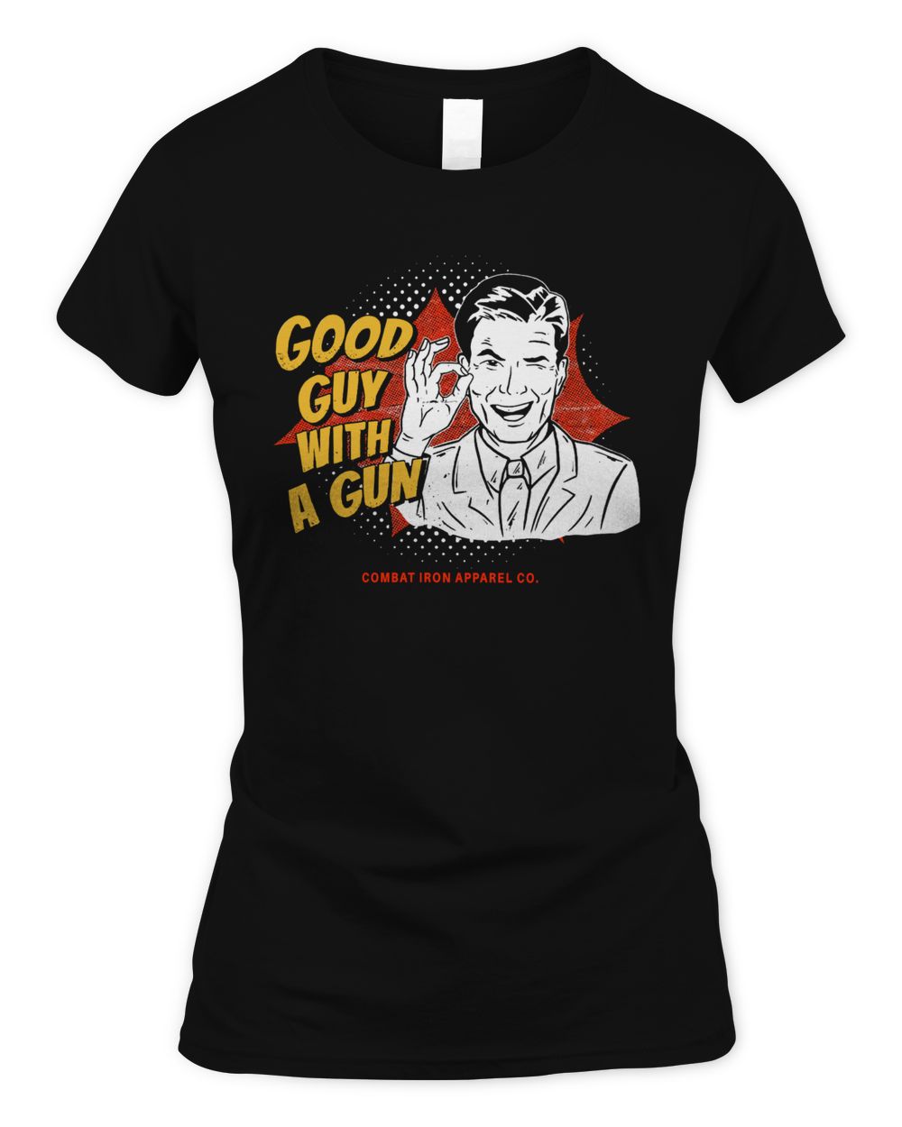 Combat Iron Apparel Good Guy With a Gun Comic Shirt