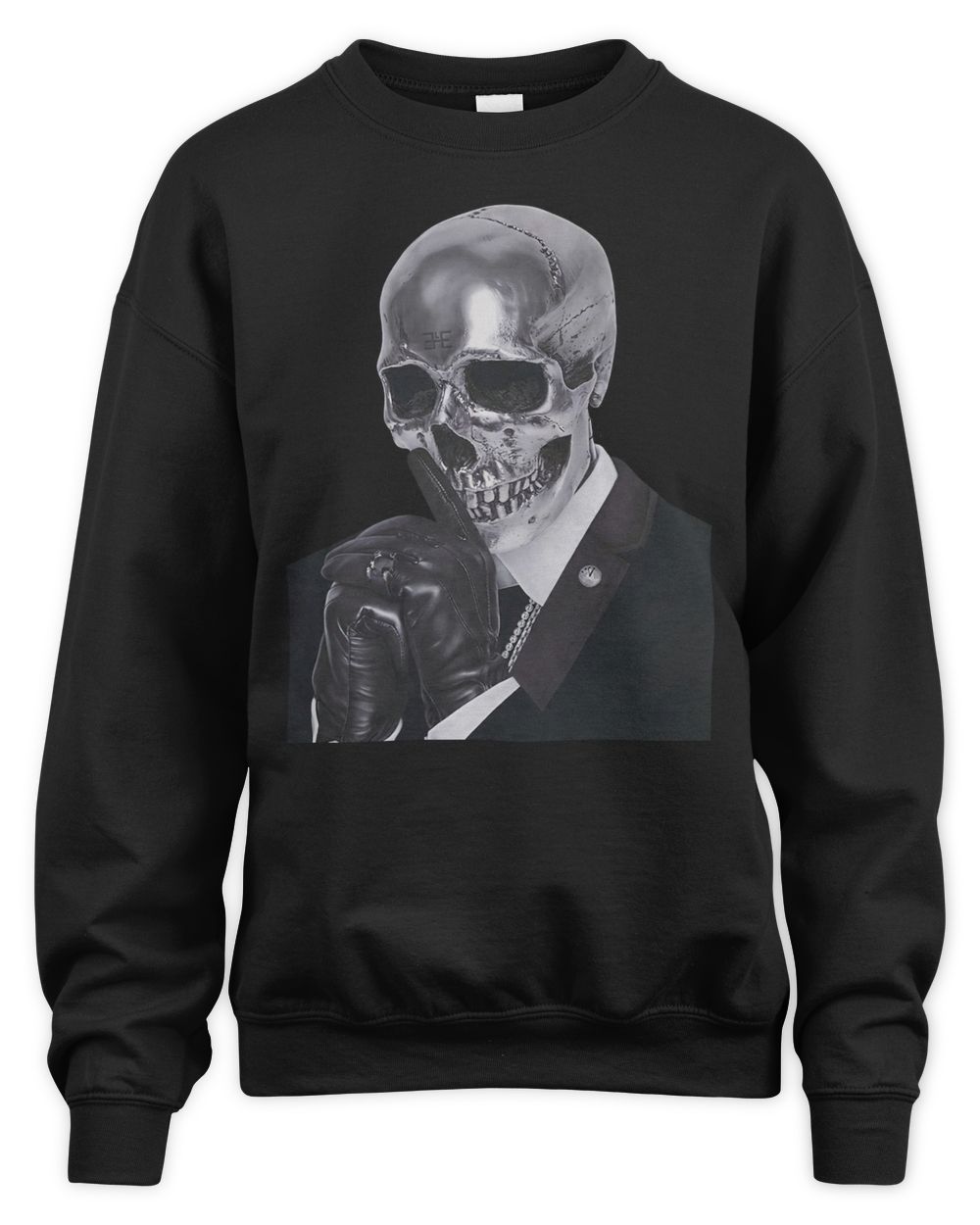 Busta Rhymes Merch Silver Skull Shirt