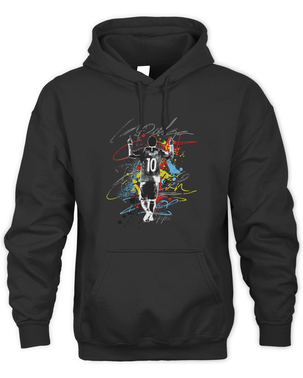 Messi Merch La Pulga Paint Splash Shirt