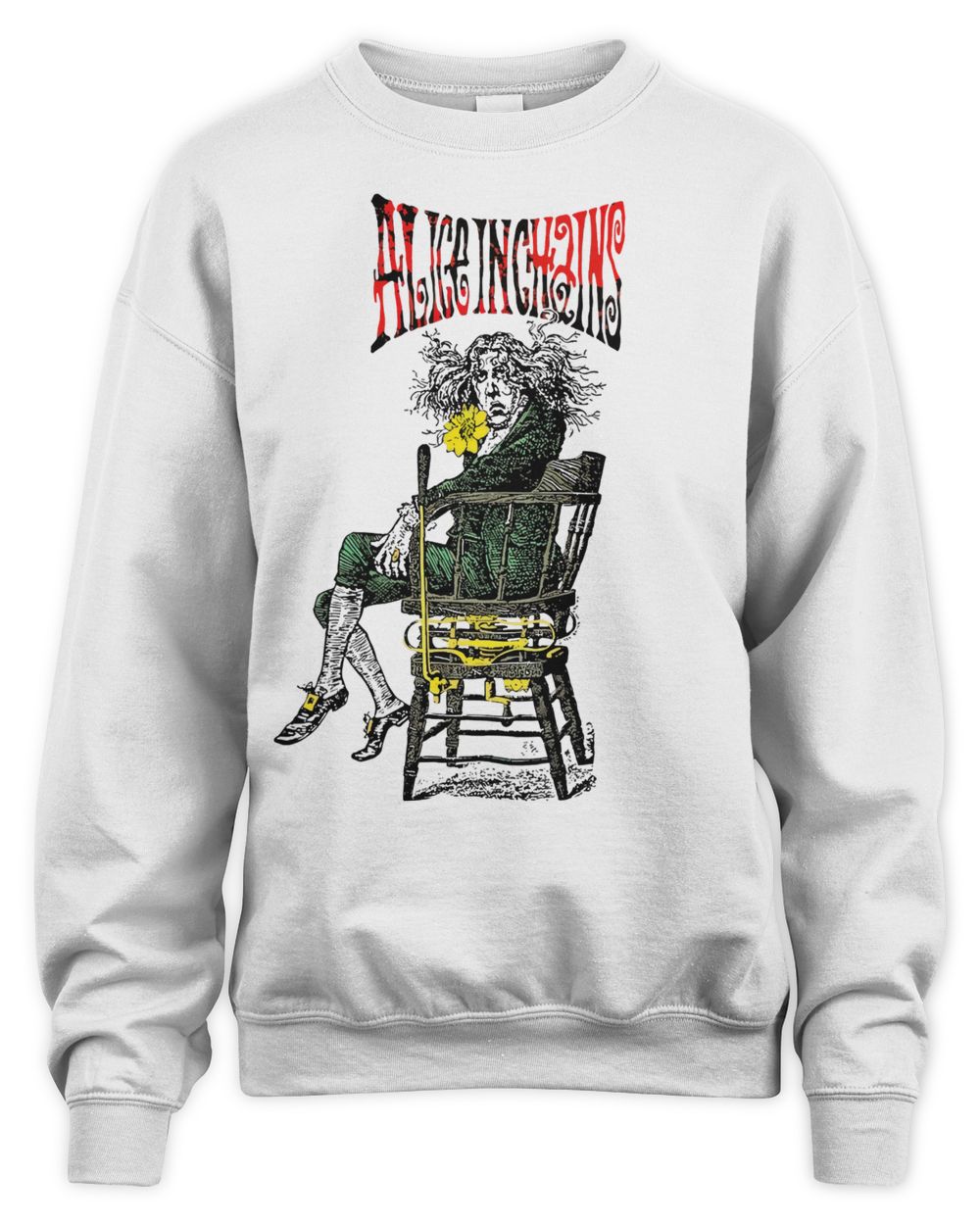 Alice in Chains Merch Angry Chair Shirt