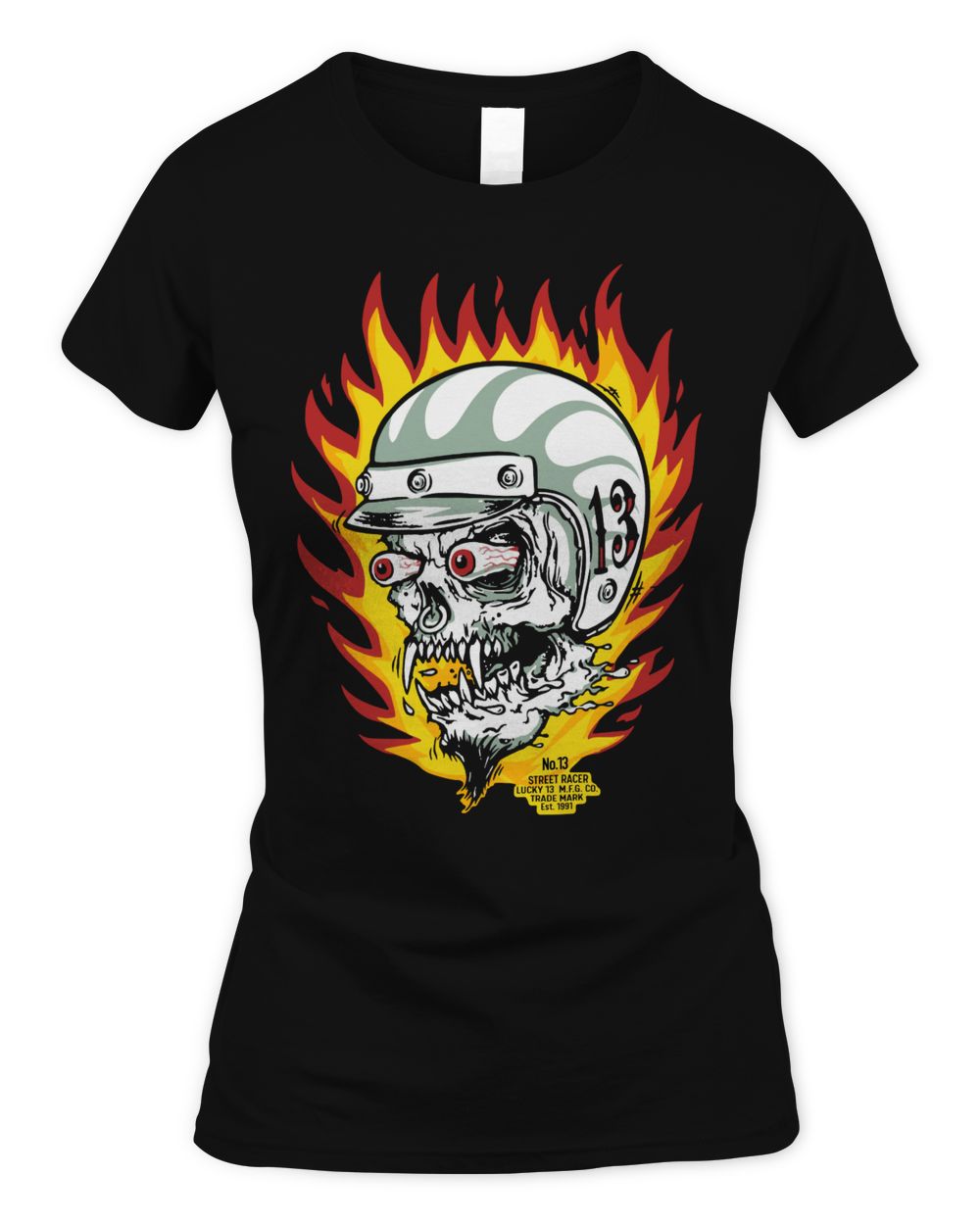 Lucky 13 Clothing Flame Racer Shirt