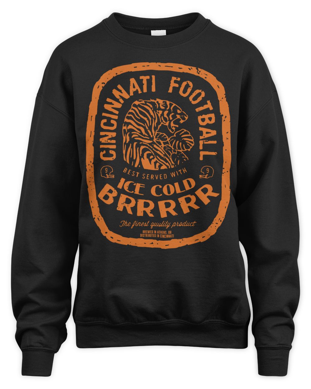 Cincy Shirts Cincinnati Football Ice Cold Brrrrr Shirt