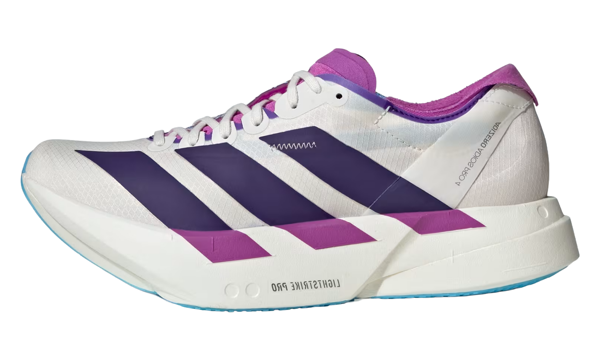 Adizero Adios Pro 4 Women "White purple semi blue burst" JP6397