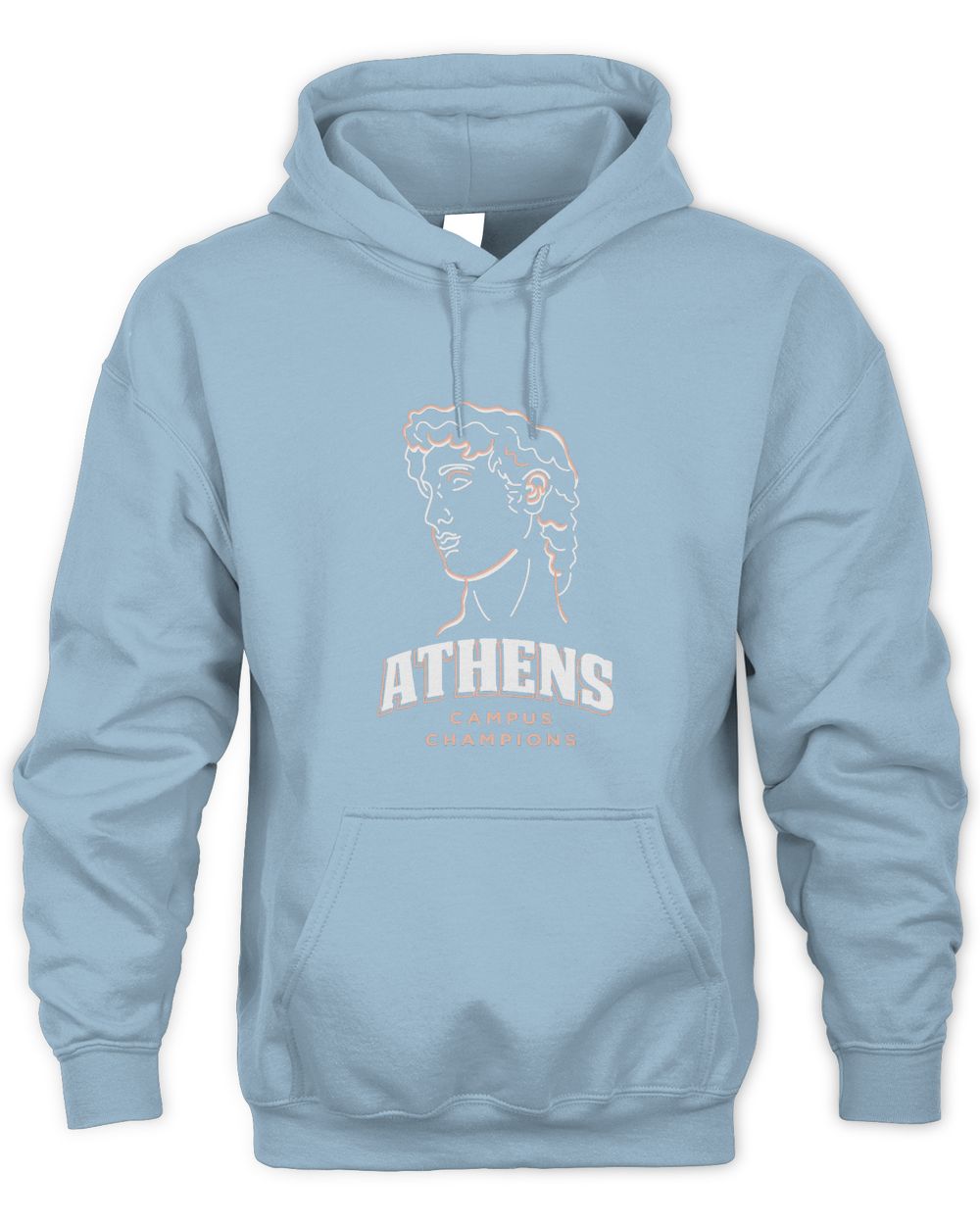 Asos Clothing Athens Campus Champions Line Drawing Shirt