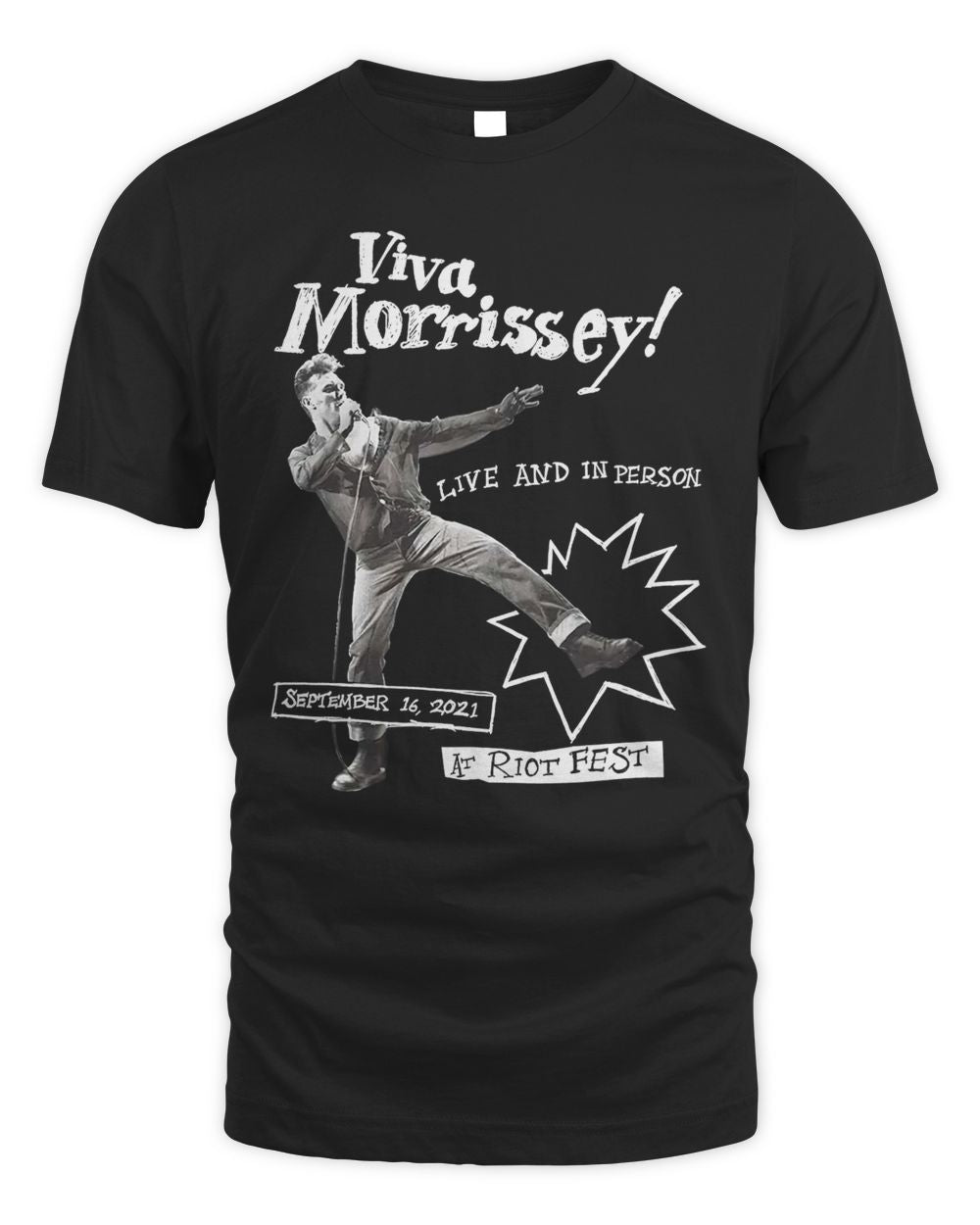Morrissey Merch Viva Morrissey Riot Fest Shirt