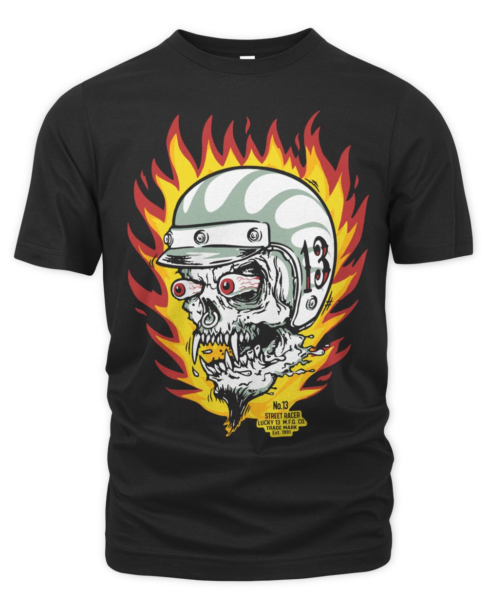 Lucky 13 Clothing Flame Racer Shirt