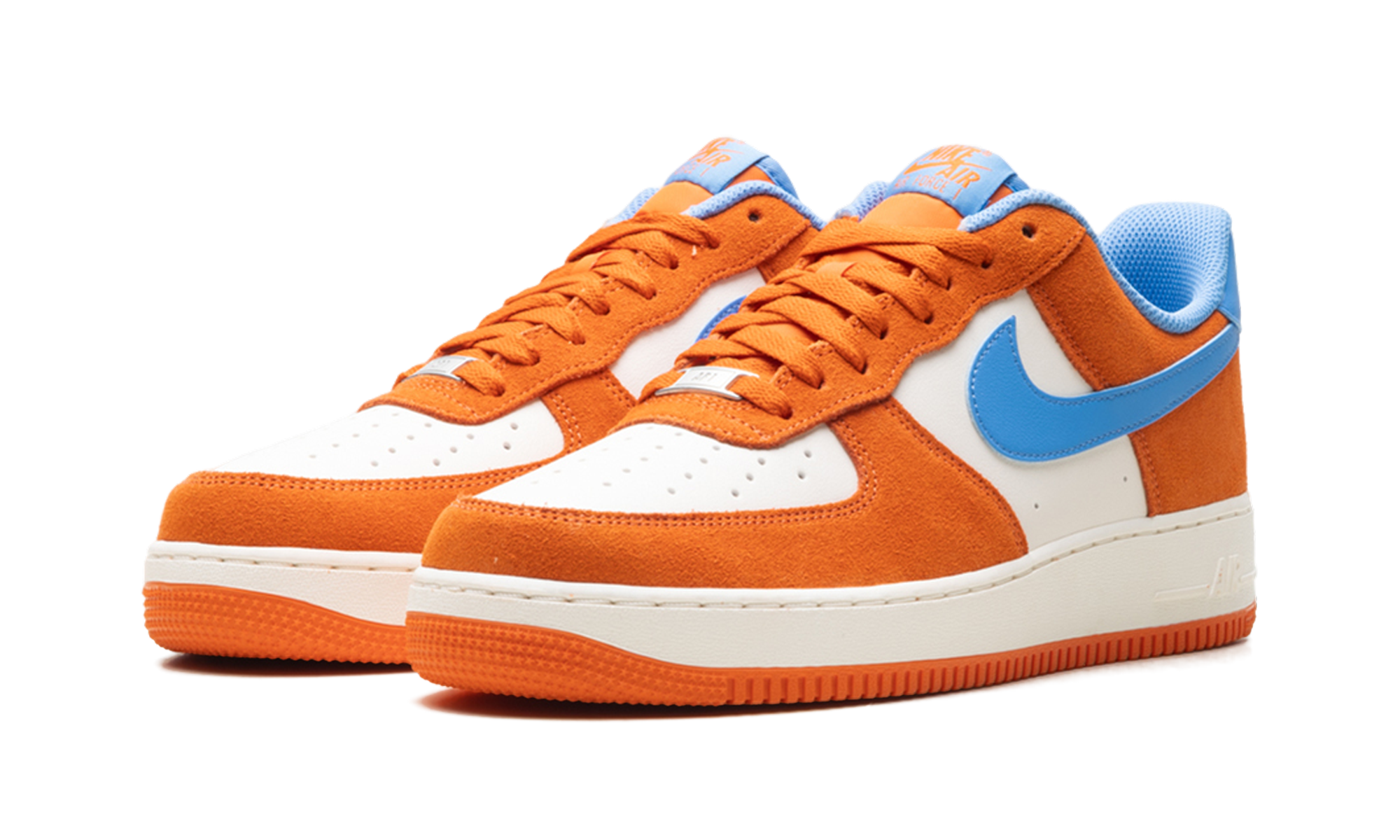 Air Force 1 '07 Lv8 "Safety orange / university blue" FQ8714 800