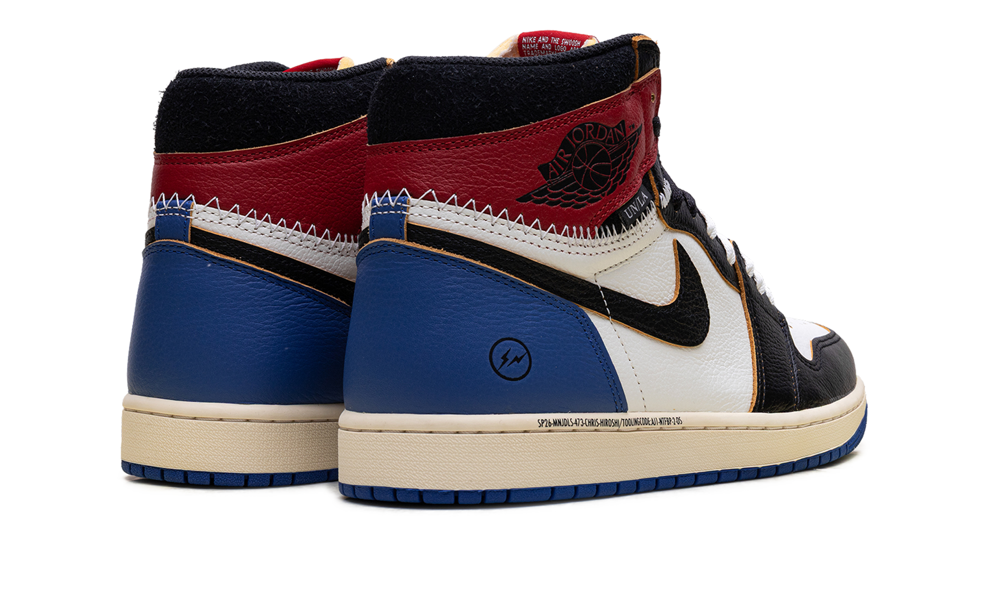 Air Jordan 1 "Fragment design - union la - varsity red" IO7847 002
