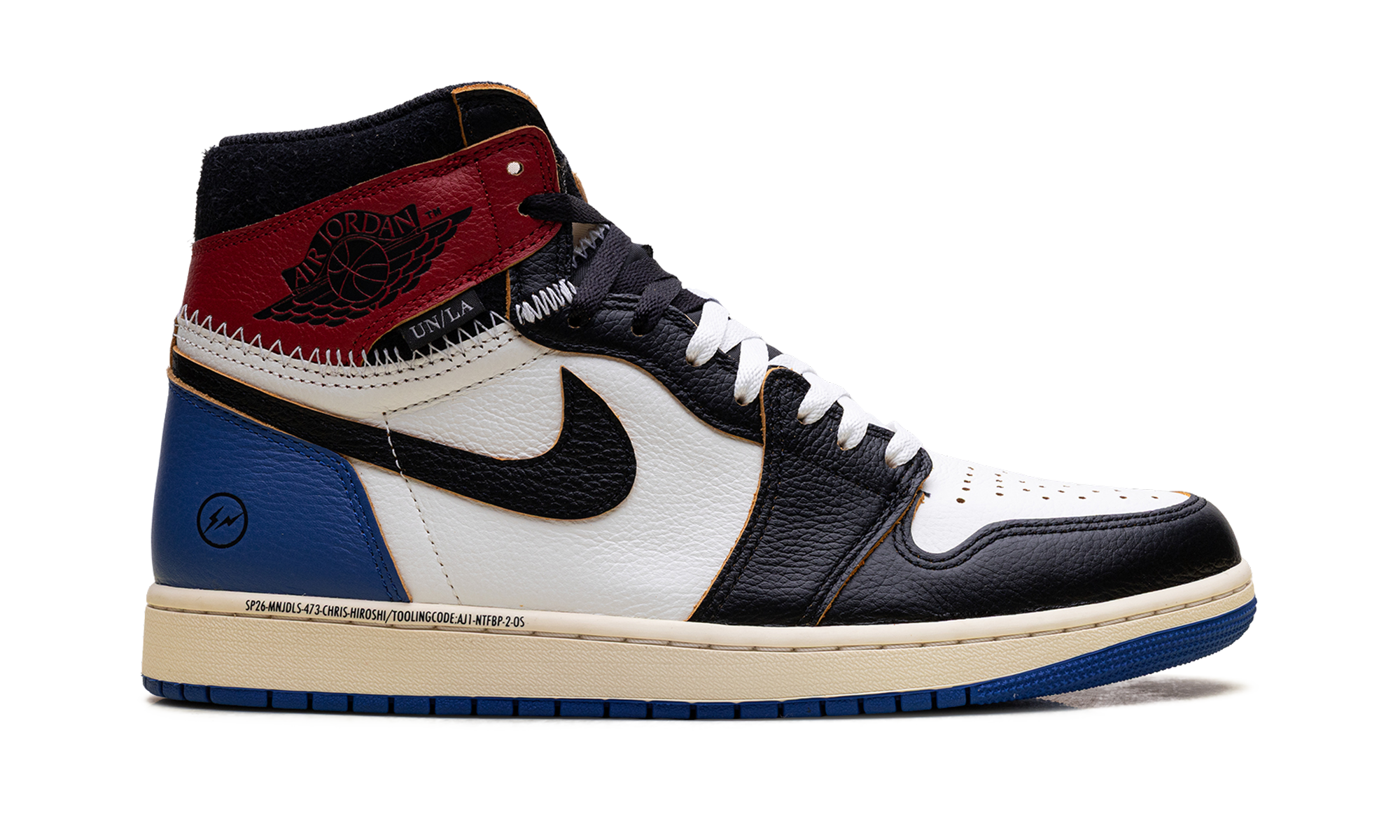 Air Jordan 1 "Fragment design - union la - varsity red" IO7847 002