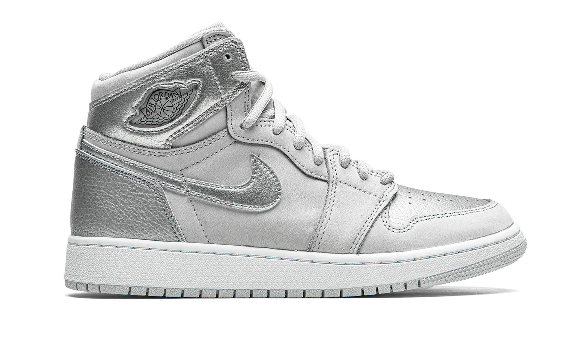 Air Jordan 1 High OG GS "Co.jp - Metallic Silver"
