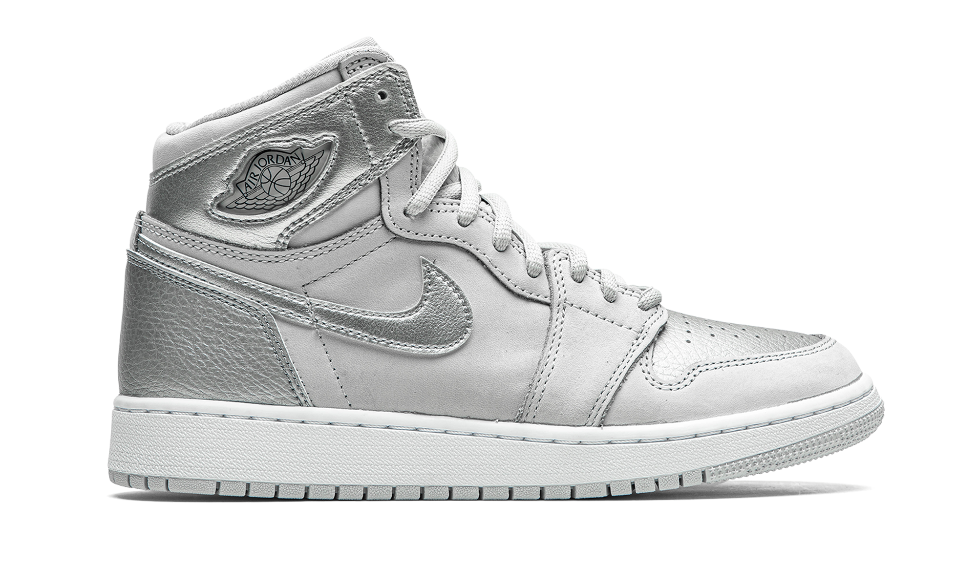 Air Jordan 1 High OG GS "Co.jp - Metallic Silver"