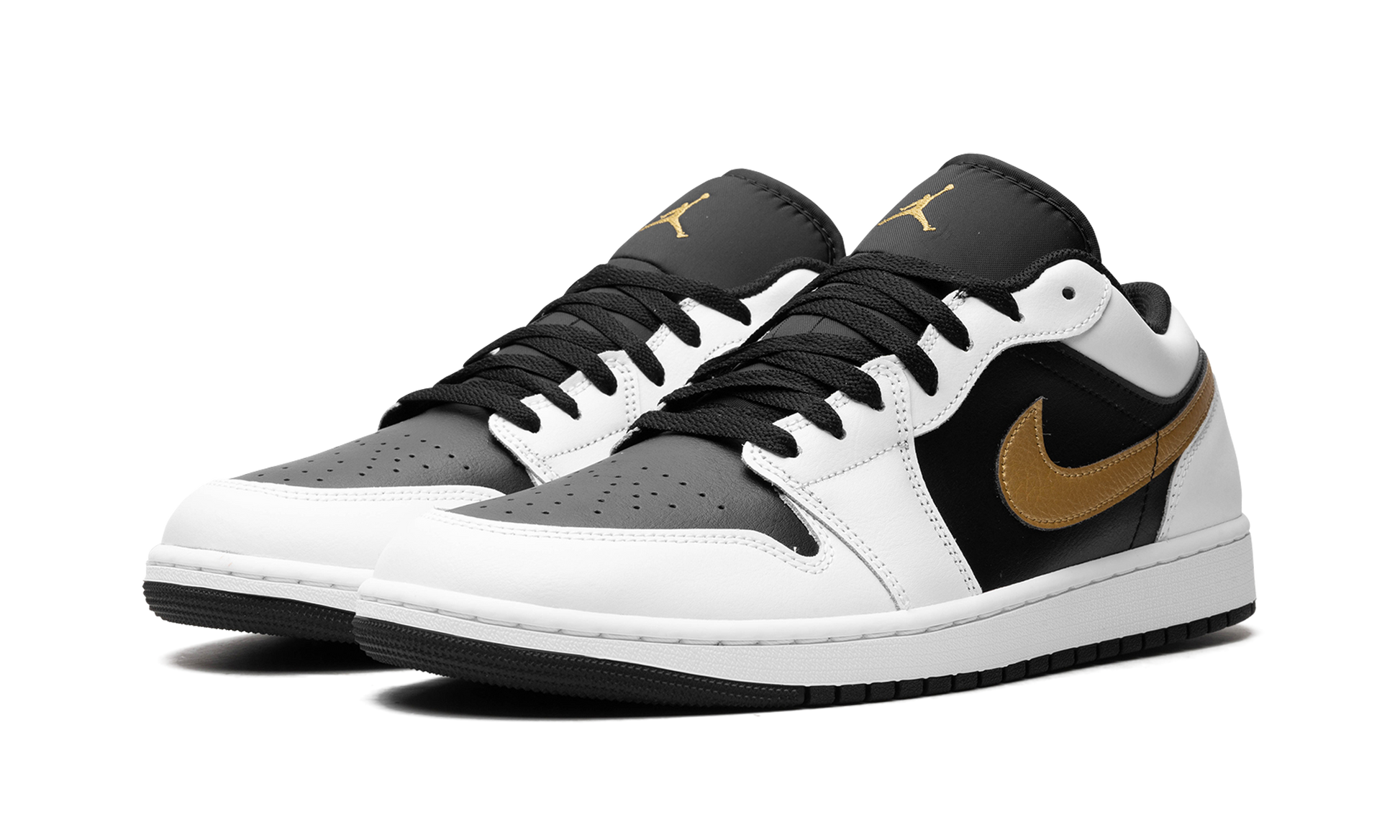 Air Jordan 1 Low "Gold swoosh" 553558 172