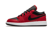 Air Jordan 1 Low GS "Black pebbled" 553560 605