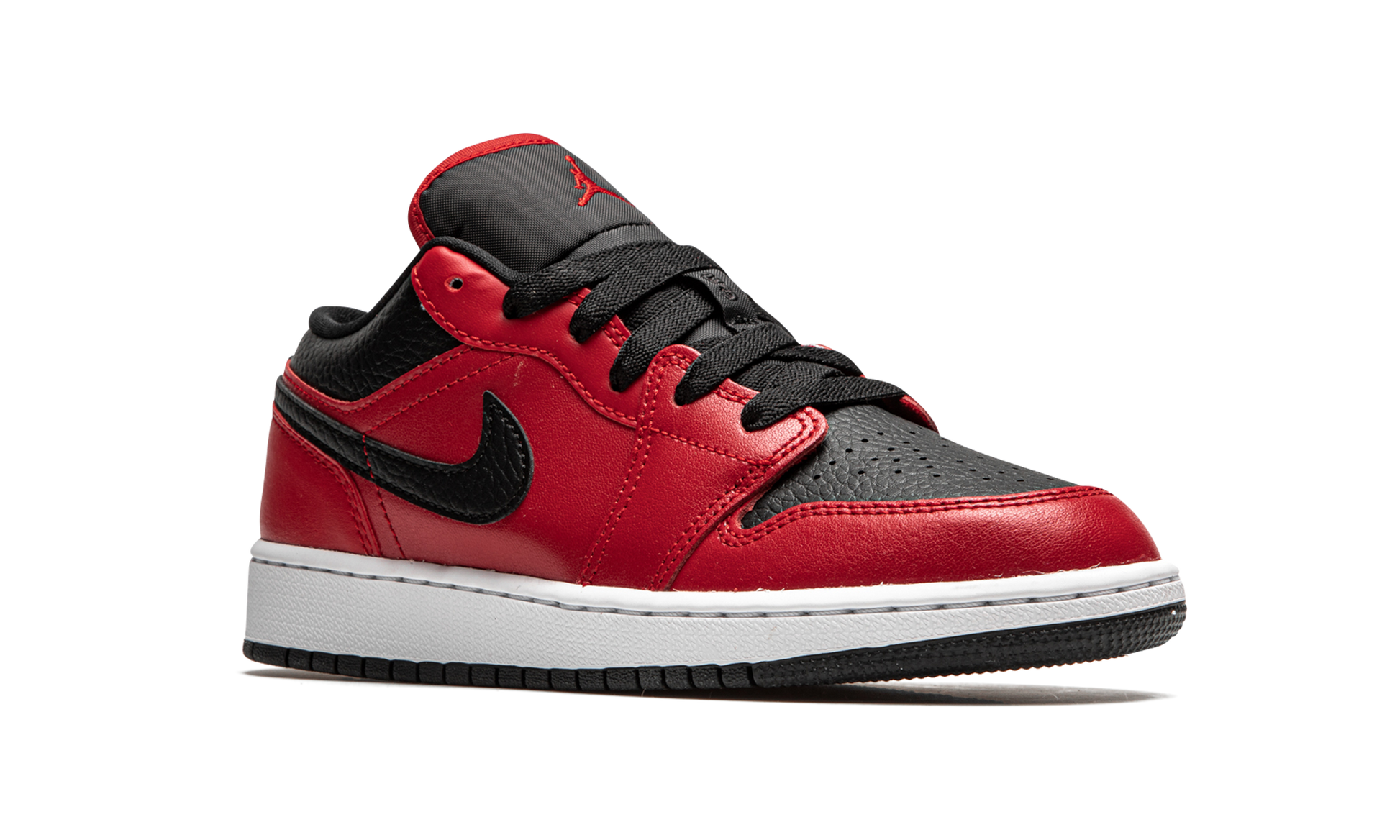 Air Jordan 1 Low GS "Black pebbled" 553560 605