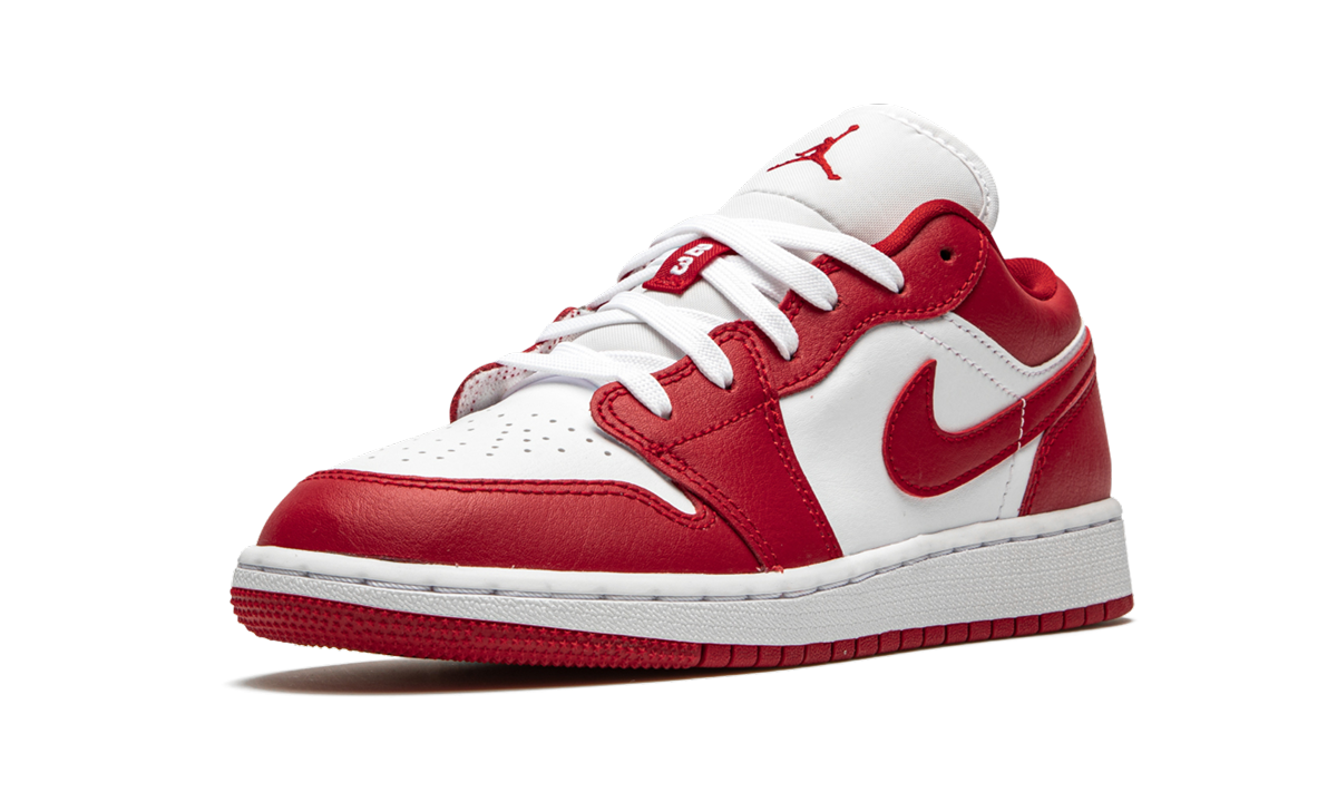 Air Jordan 1 Low GS "Gym red/white" 553560 611