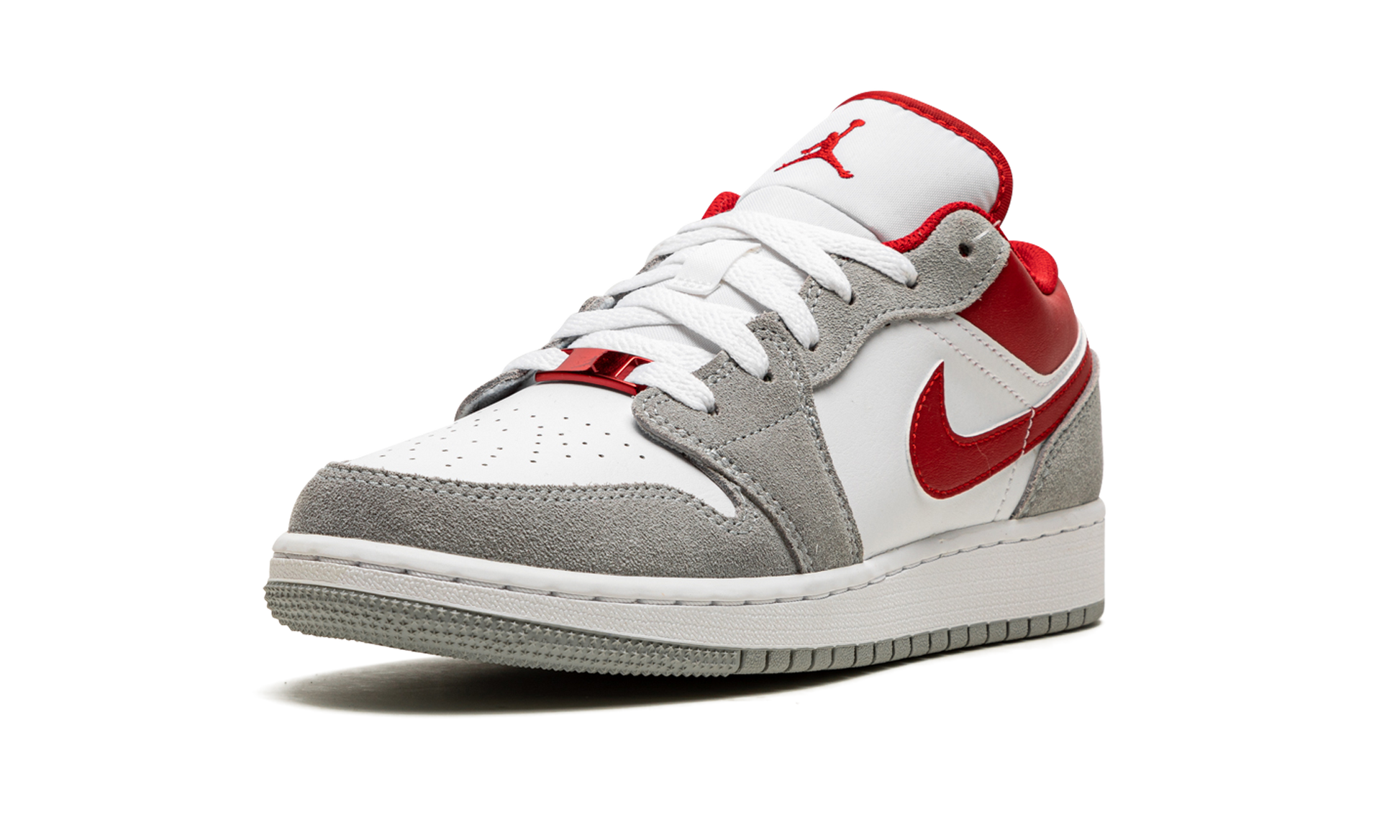 Air Jordan 1 Low Se GS "Smoke Grey Gym Red"