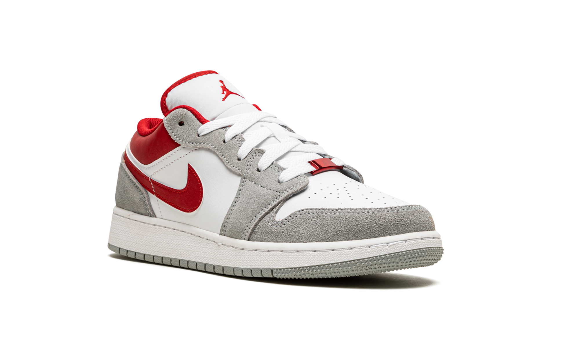 Air Jordan 1 Low Se GS "Smoke Grey Gym Red"