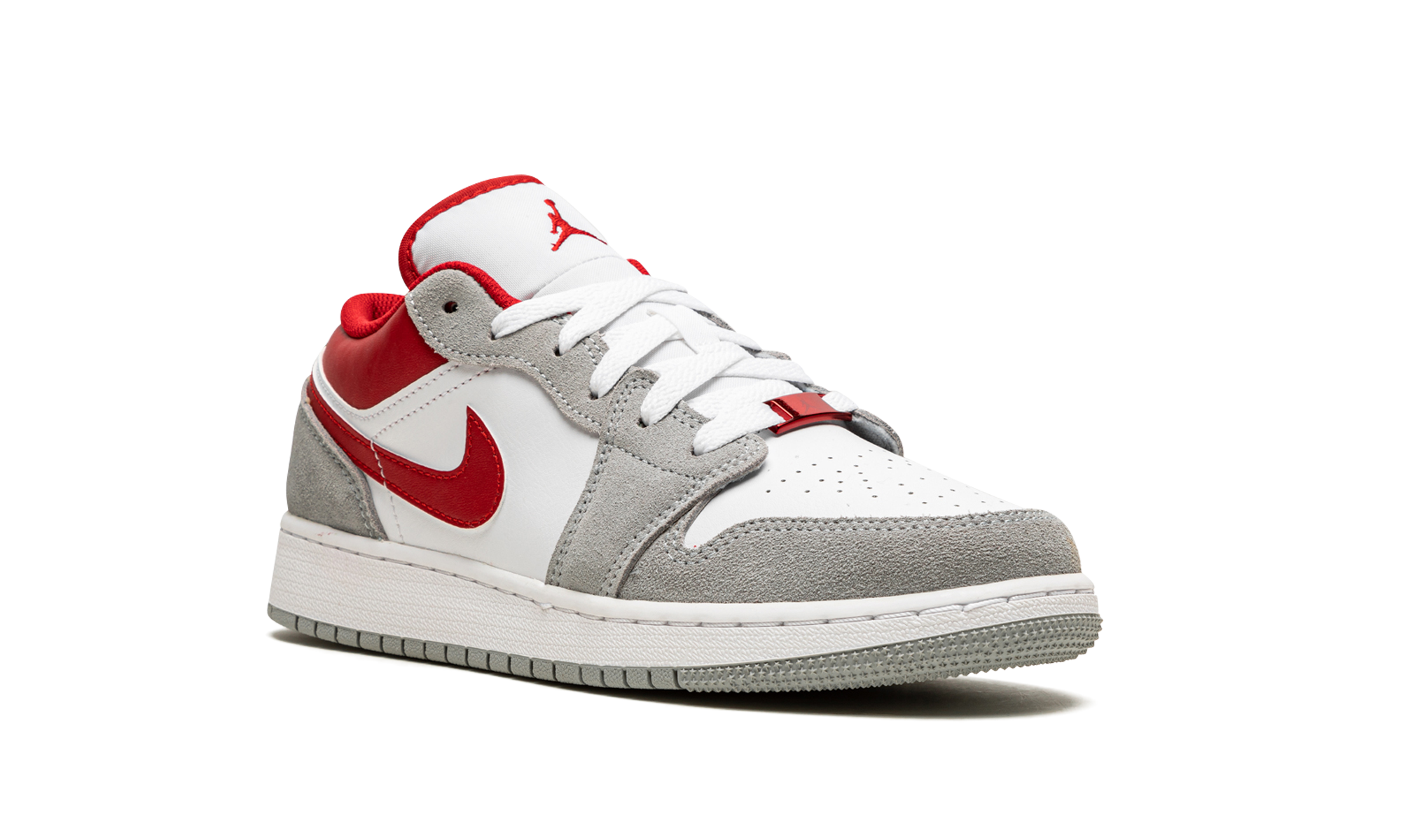 Air Jordan 1 Low Se GS "Smoke Grey Gym Red"