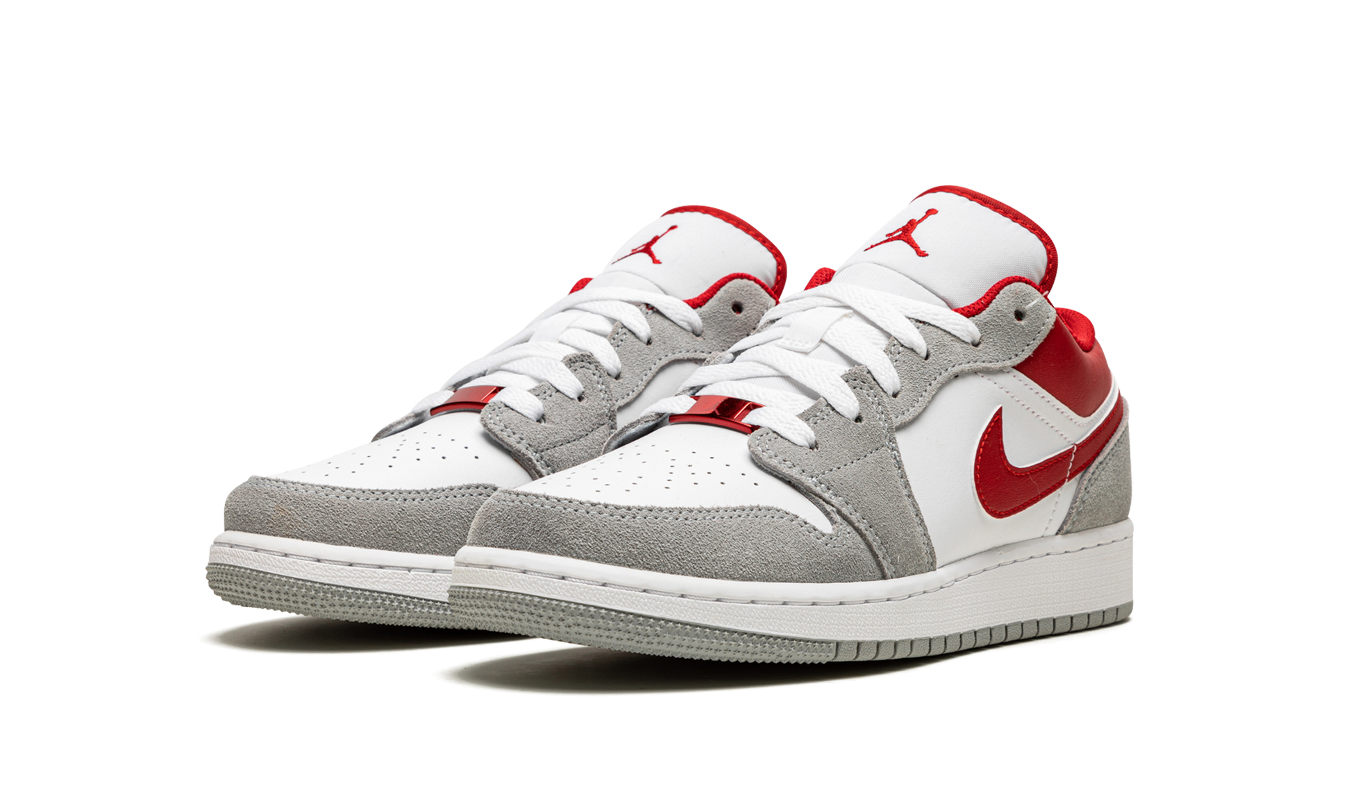 Air Jordan 1 Low Se GS "Smoke Grey Gym Red"