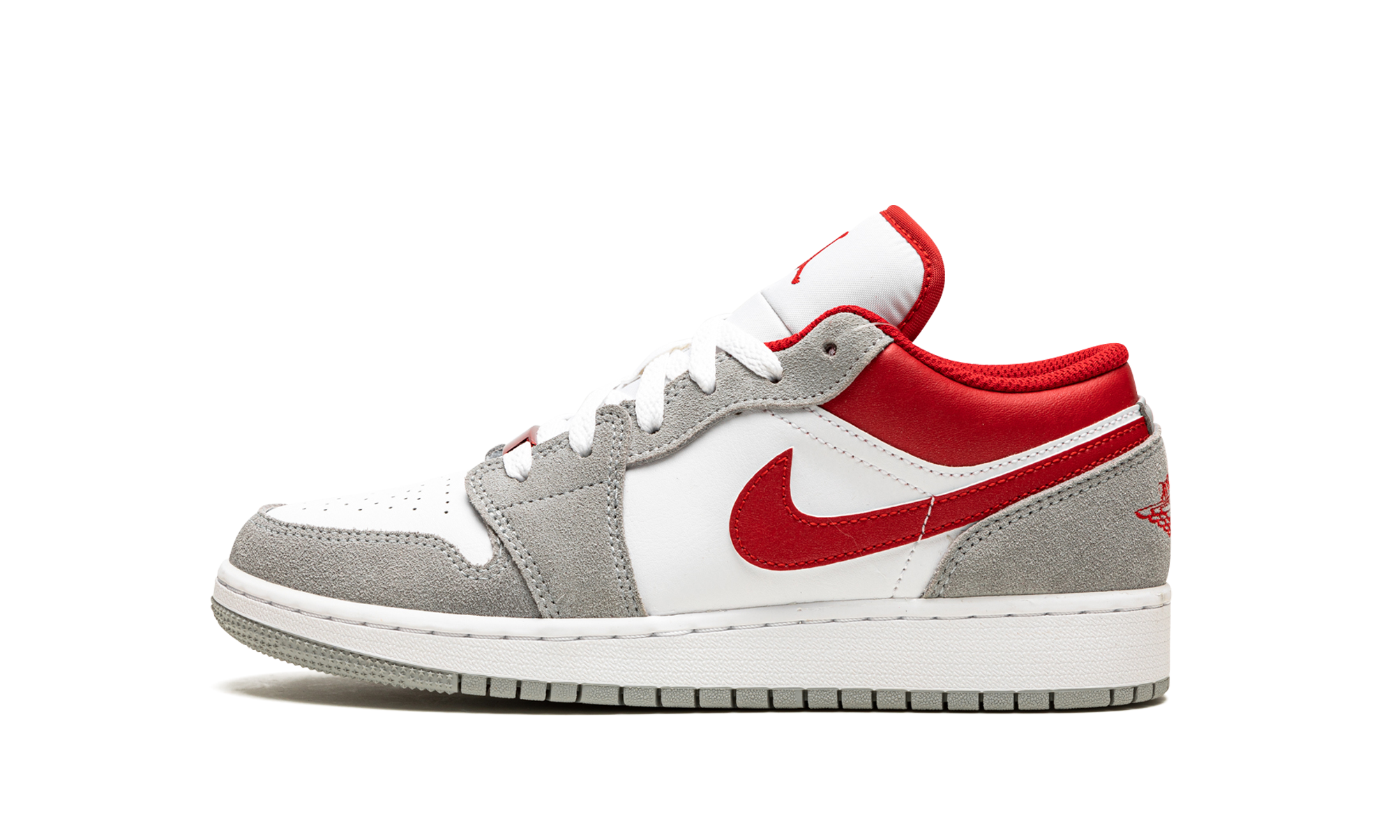 Air Jordan 1 Low Se GS "Smoke Grey Gym Red"