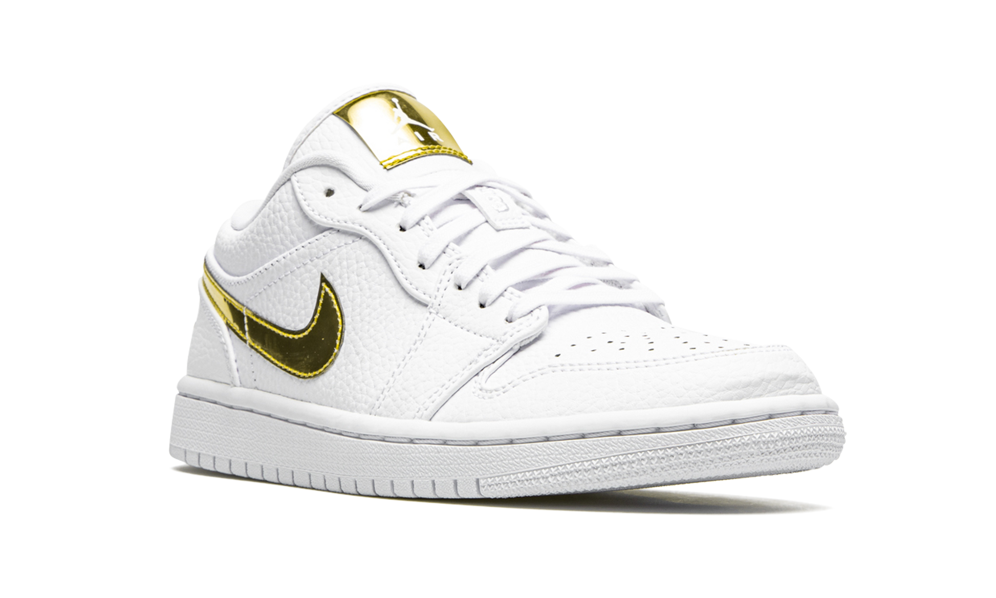 Air Jordan 1 Low Se Women "White metallic gold" CZ4776 100
