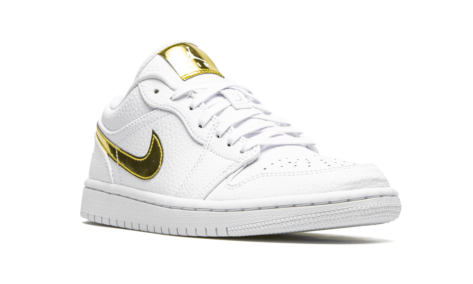 Air Jordan 1 Low Se Women "White metallic gold" CZ4776 100