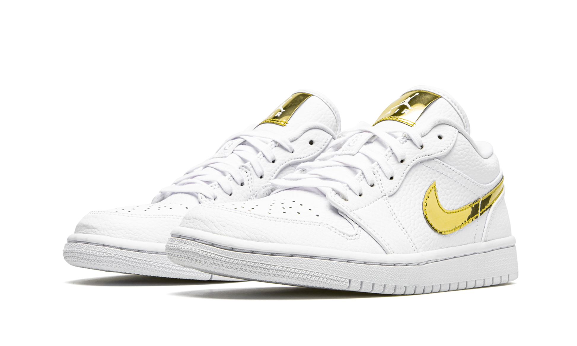 Air Jordan 1 Low Se Women "White metallic gold" CZ4776 100