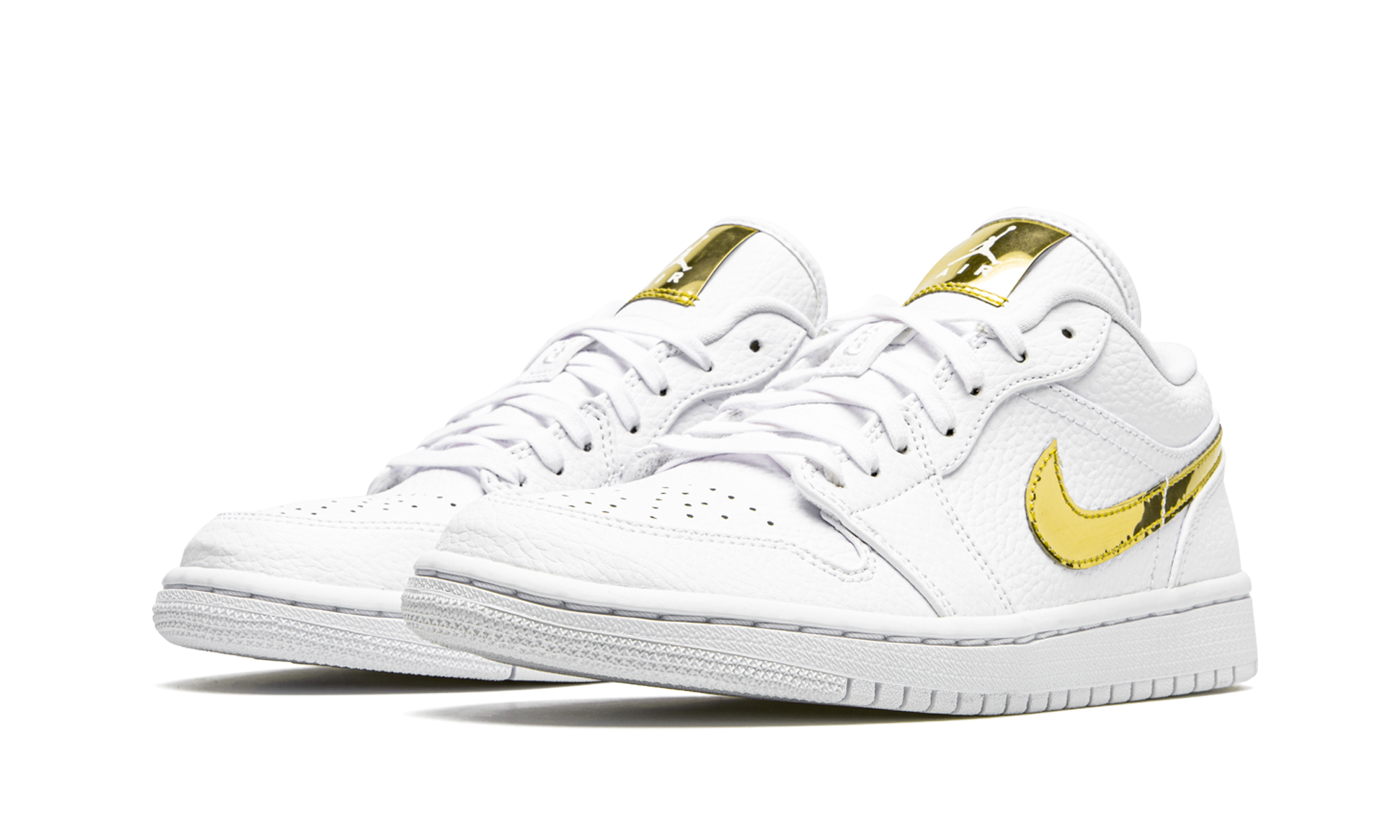 Air Jordan 1 Low Se Women "White metallic gold" CZ4776 100