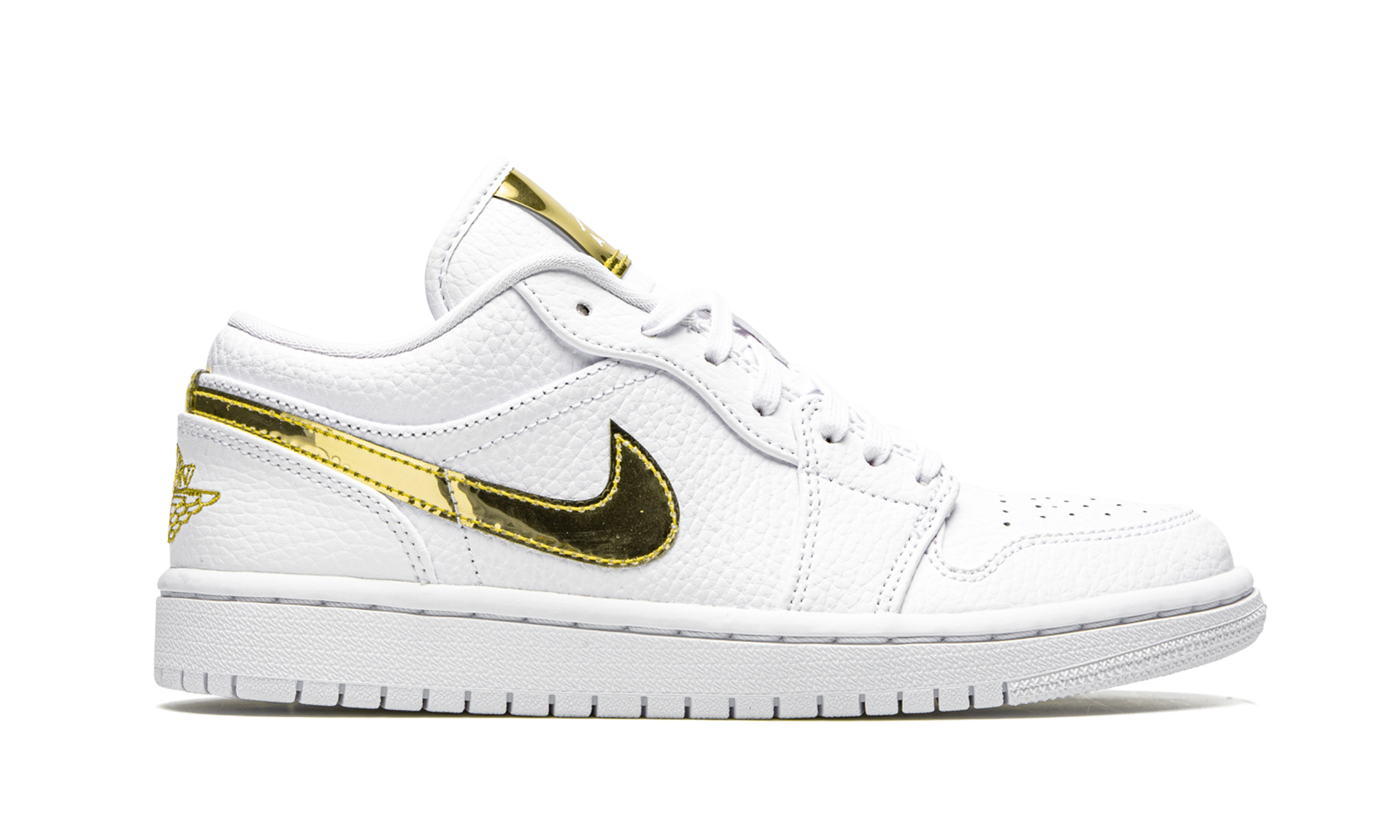 Air Jordan 1 Low Se Women "White metallic gold" CZ4776 100
