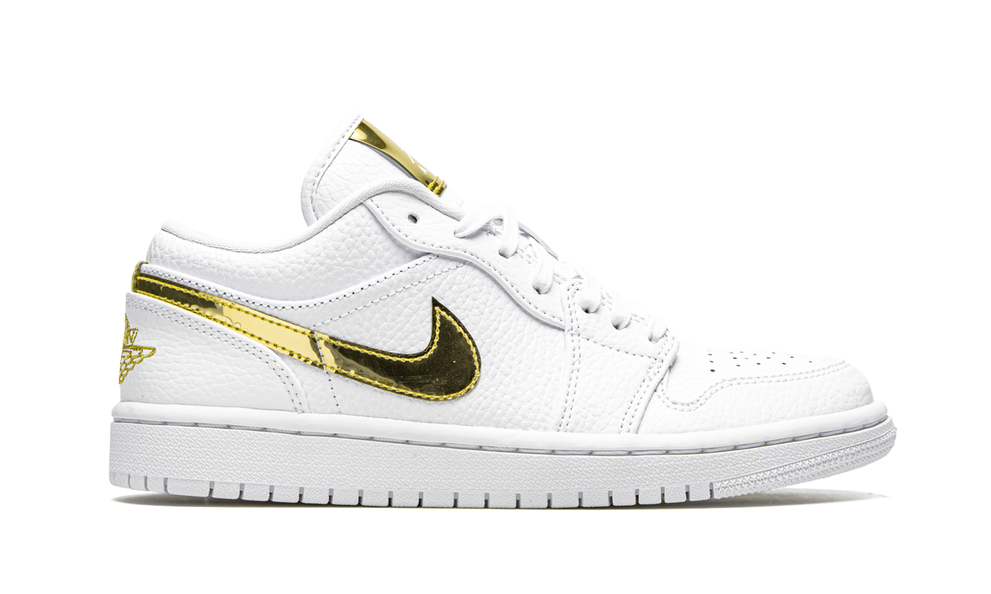 Air Jordan 1 Low Se Women "White metallic gold" CZ4776 100