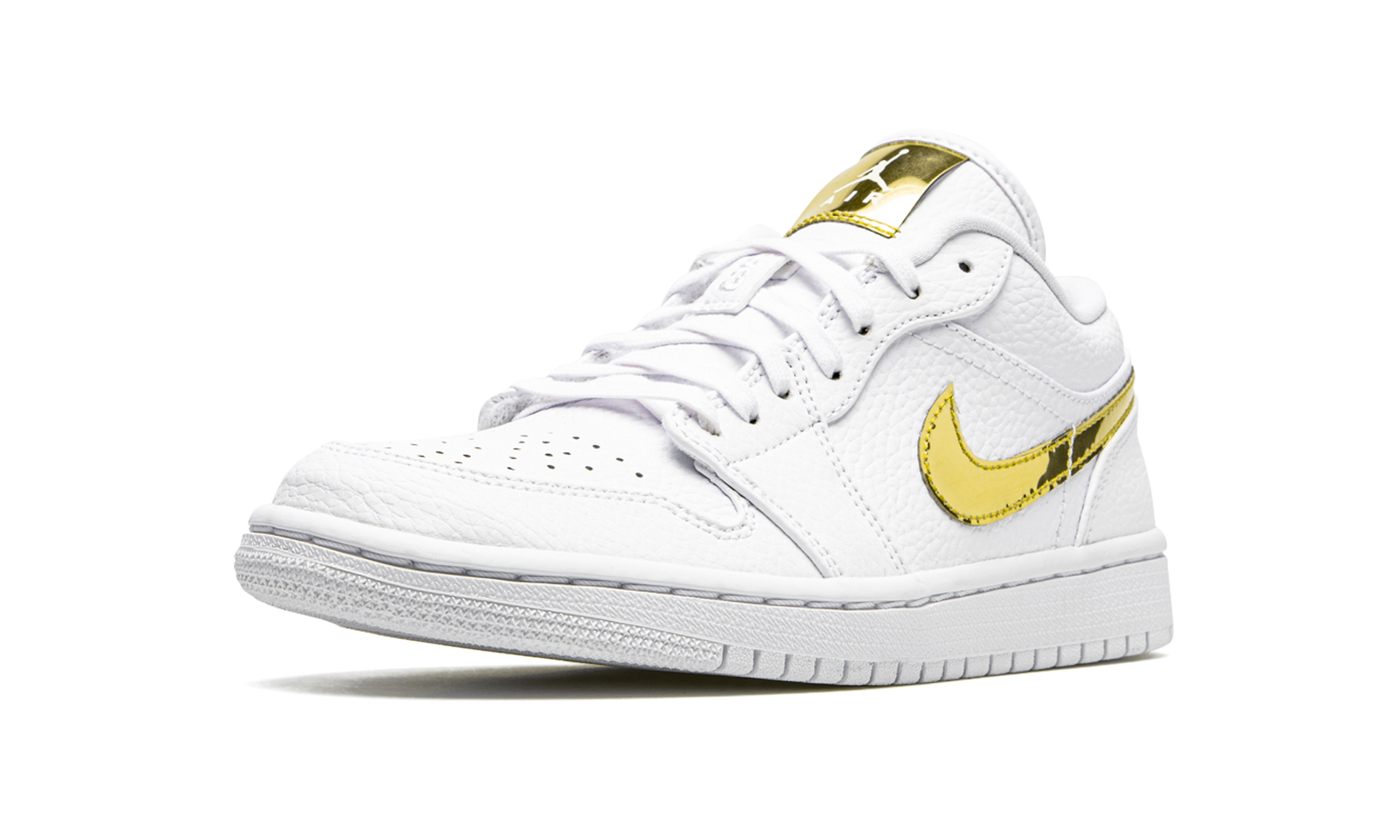 Air Jordan 1 Low Se Women "White metallic gold" CZ4776 100