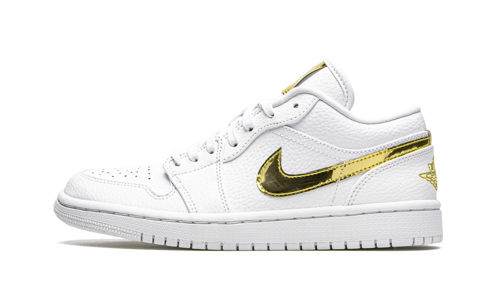 Air Jordan 1 Low Se Women "White metallic gold" CZ4776 100
