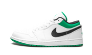 Air Jordan 1 Low "White / lucky green" 553558 129