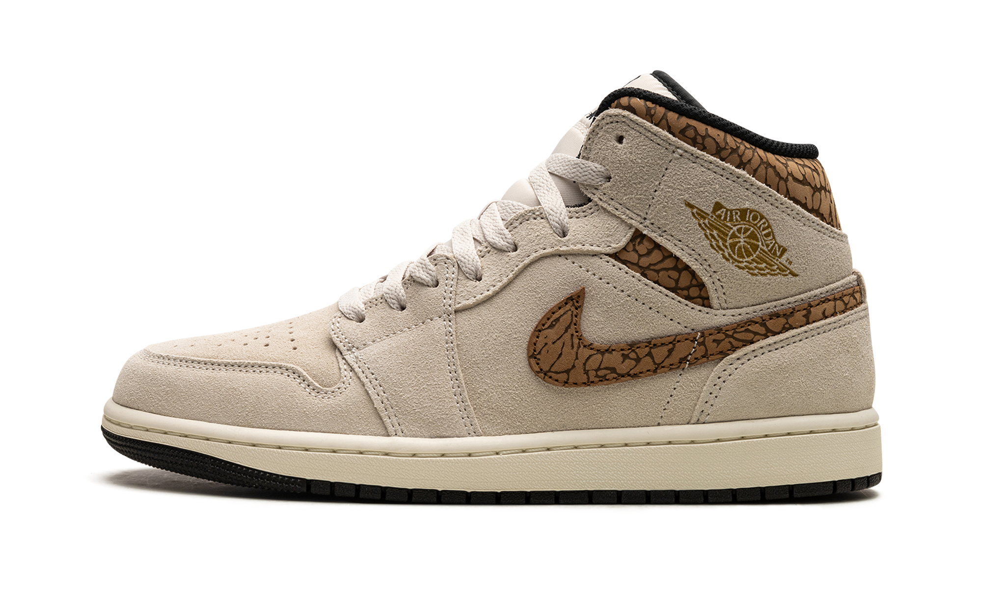 Air Jordan 1 Mid "Brown elephant" DZ4129 102