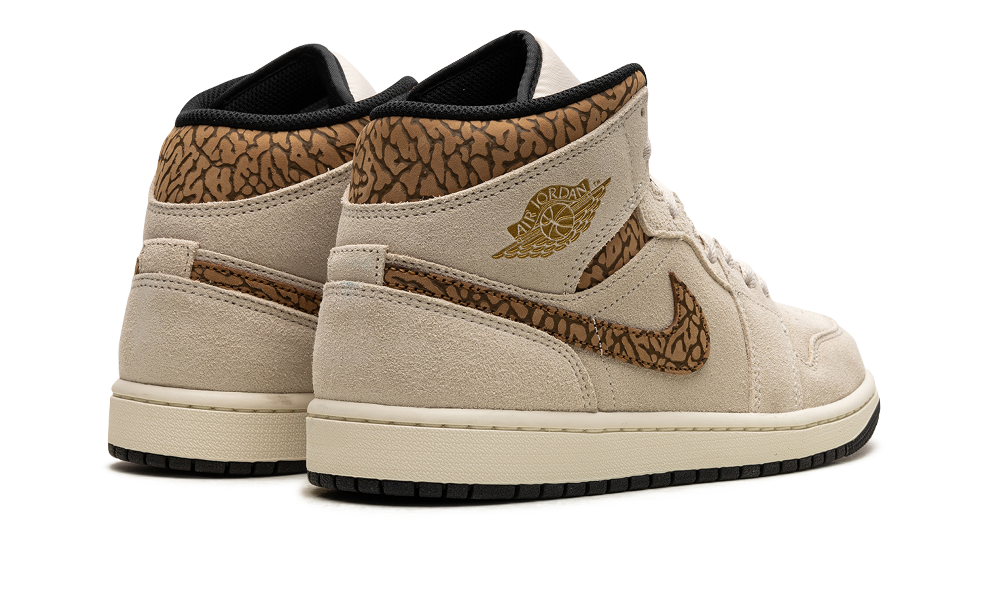 Air Jordan 1 Mid "Brown elephant" DZ4129 102