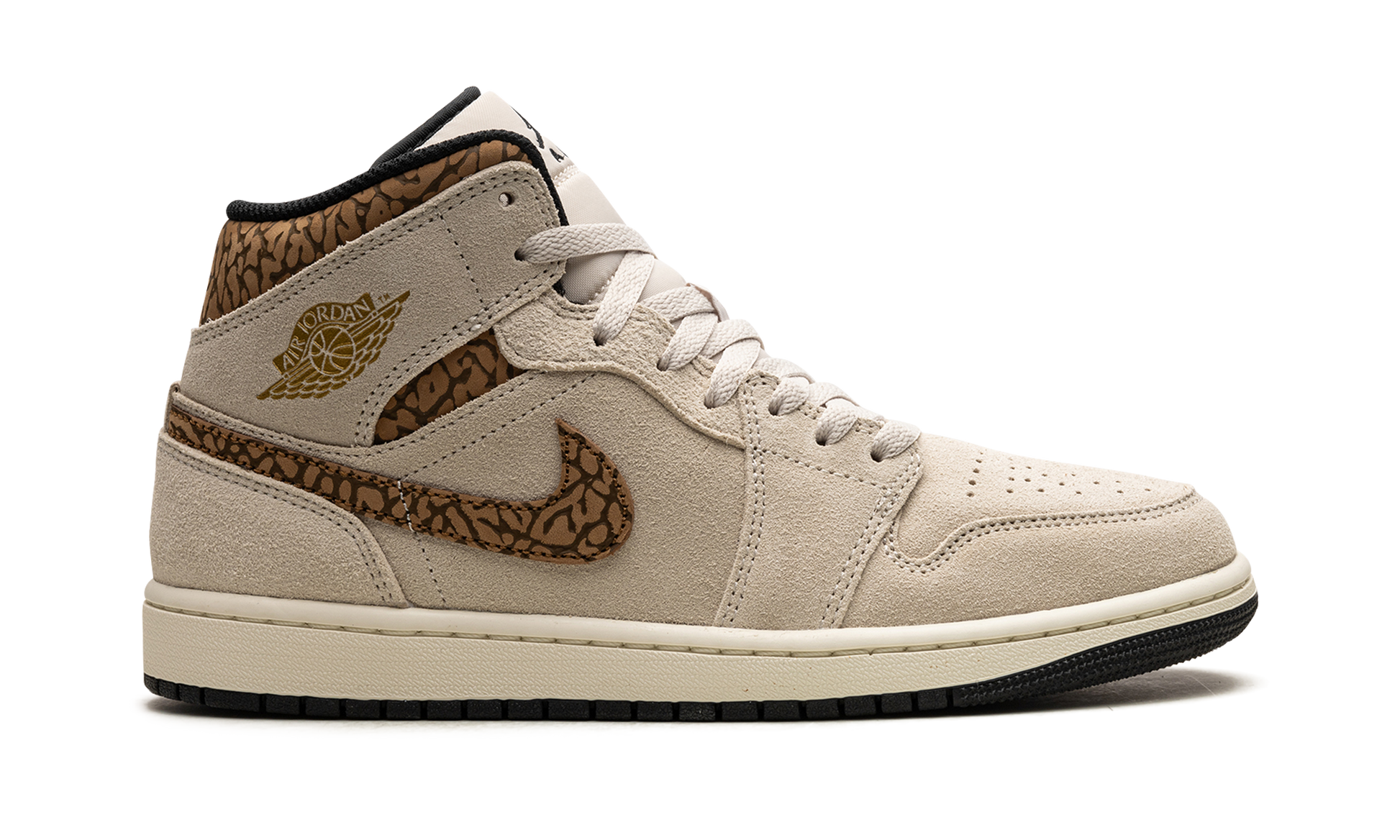 Air Jordan 1 Mid "Brown elephant" DZ4129 102