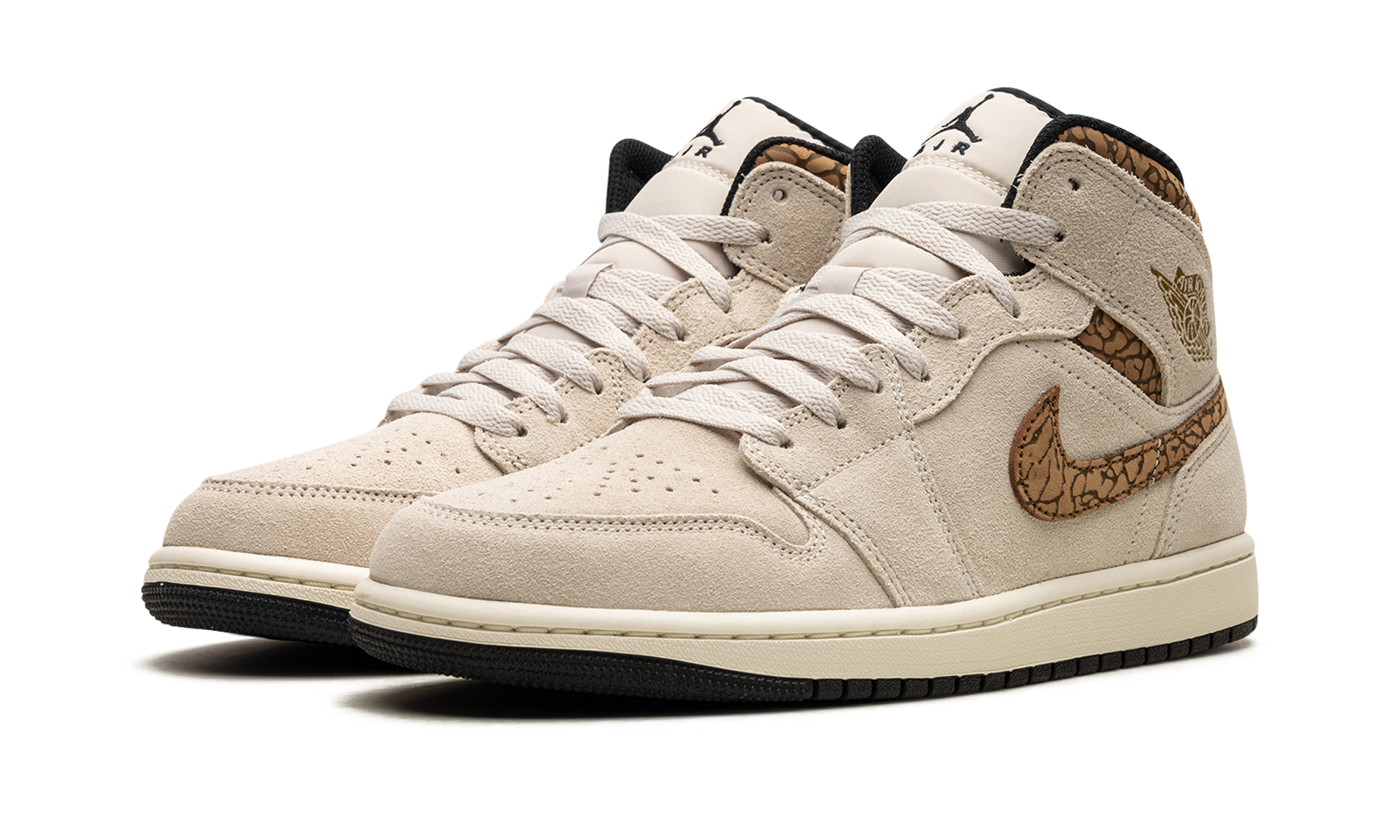 Air Jordan 1 Mid "Brown elephant" DZ4129 102