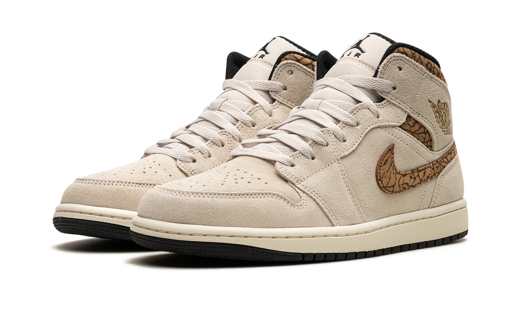Air Jordan 1 Mid "Brown elephant" DZ4129 102