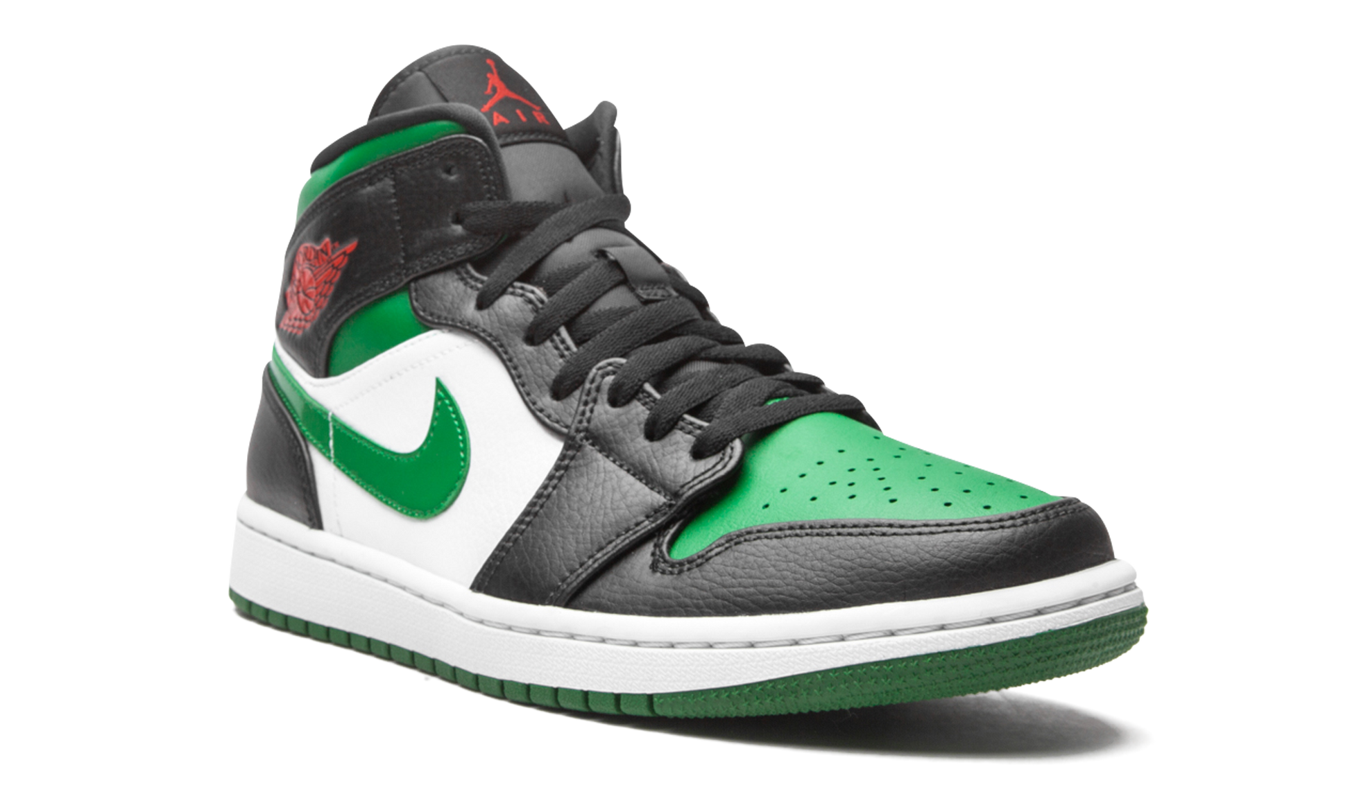Air Jordan 1 Mid "Green toe" 554724 067