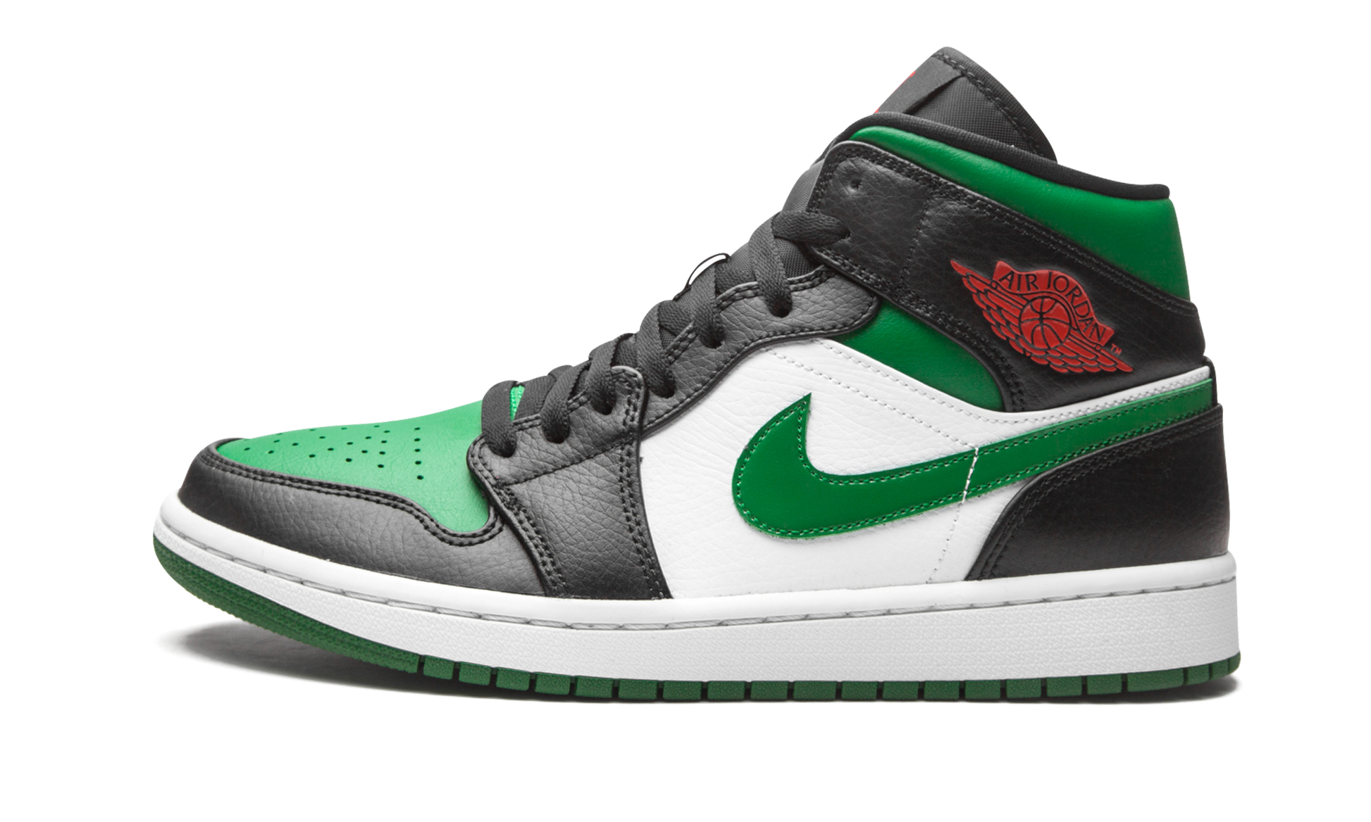 Air Jordan 1 Mid "Green toe" 554724 067