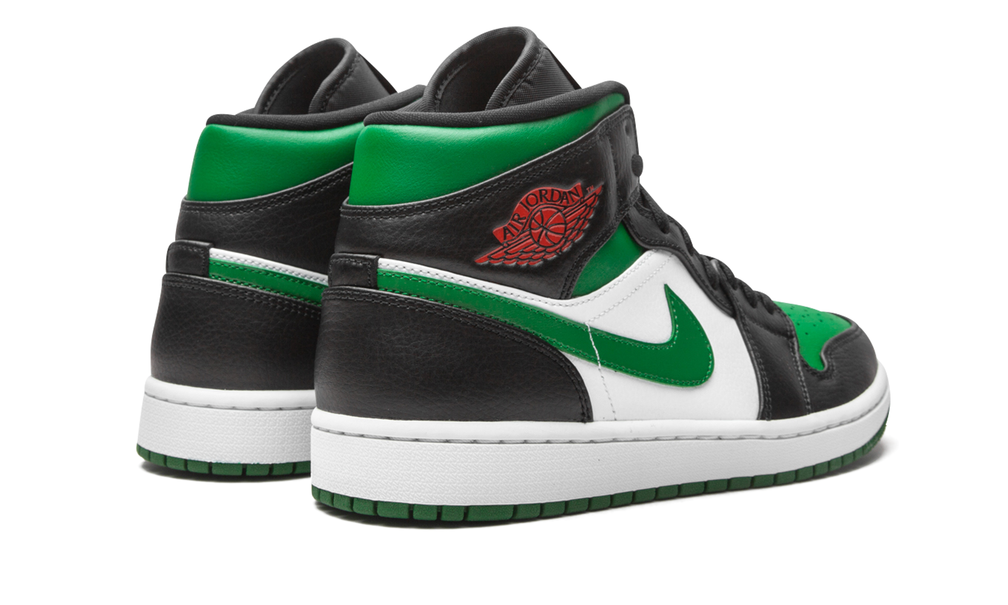 Air Jordan 1 Mid "Green toe" 554724 067
