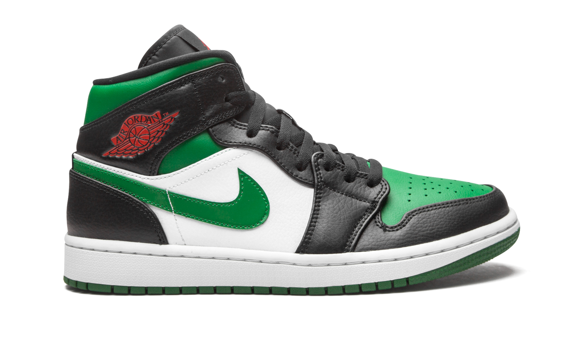 Air Jordan 1 Mid "Green toe" 554724 067