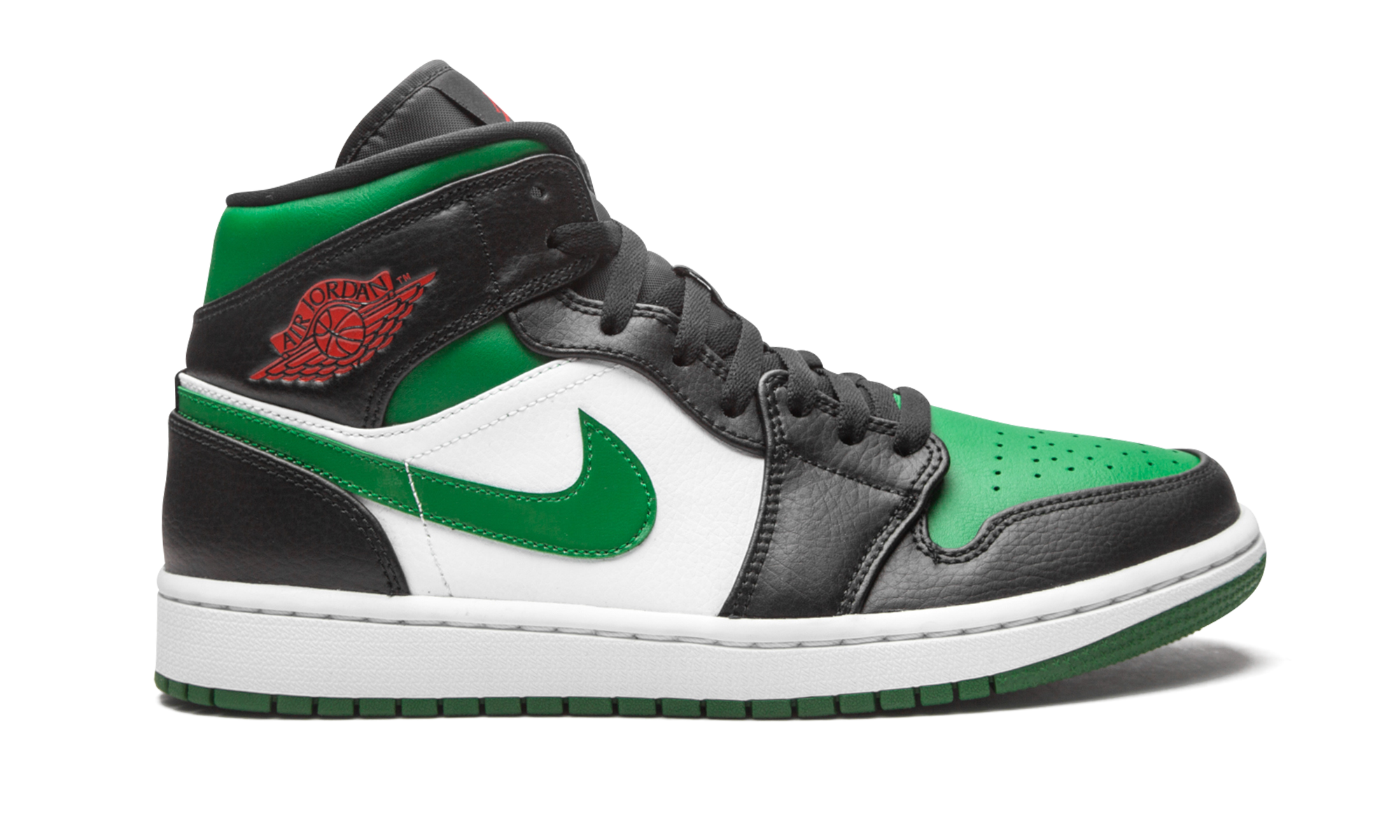 Air Jordan 1 Mid "Green toe" 554724 067