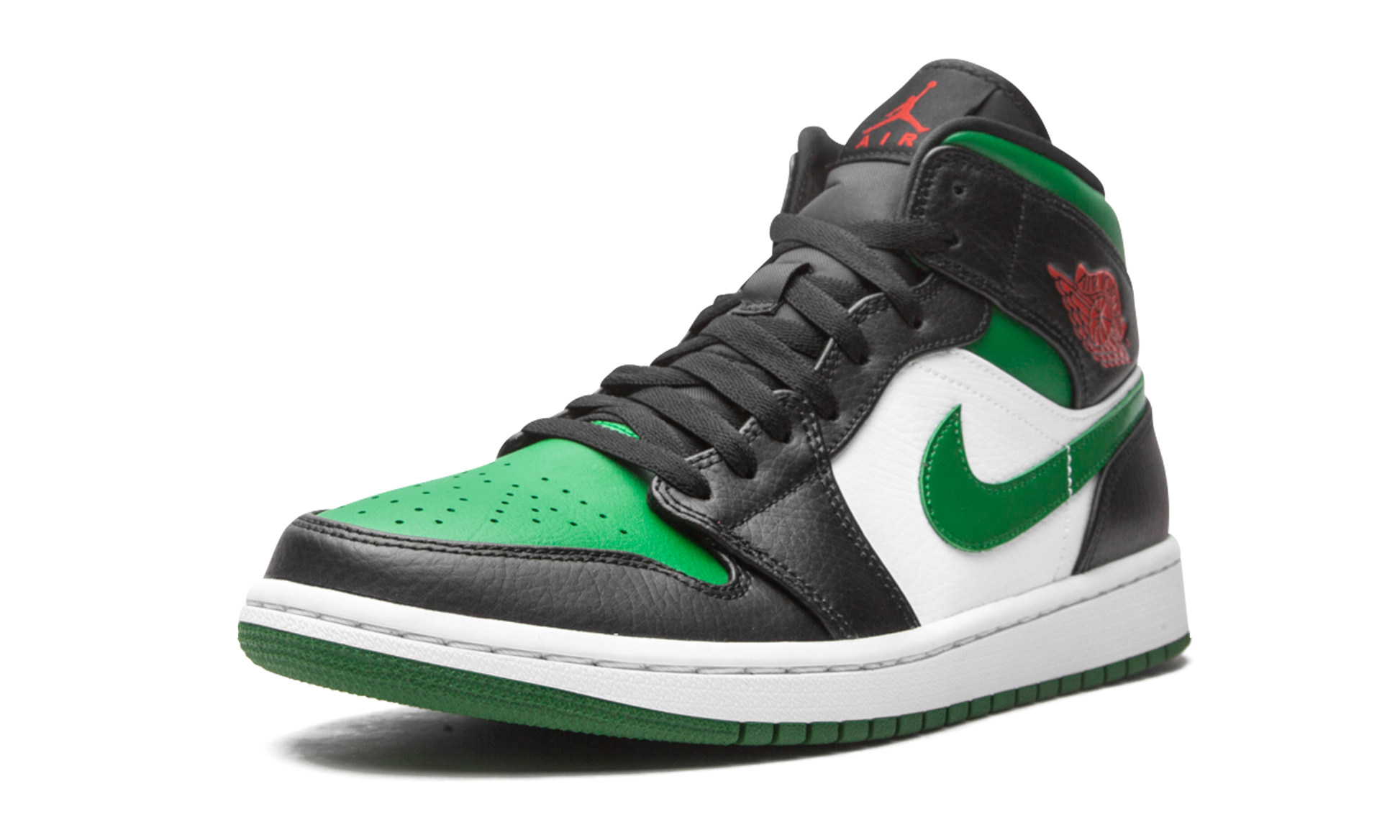 Air Jordan 1 Mid "Green toe" 554724 067